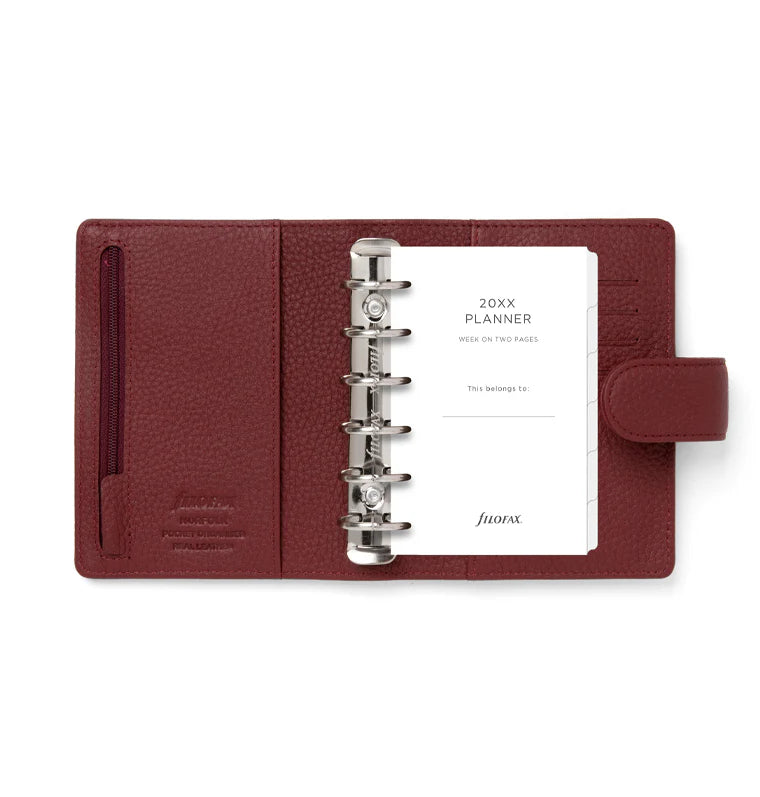 Organiseur FILOFAX Norfolk - Pocket - Currant
