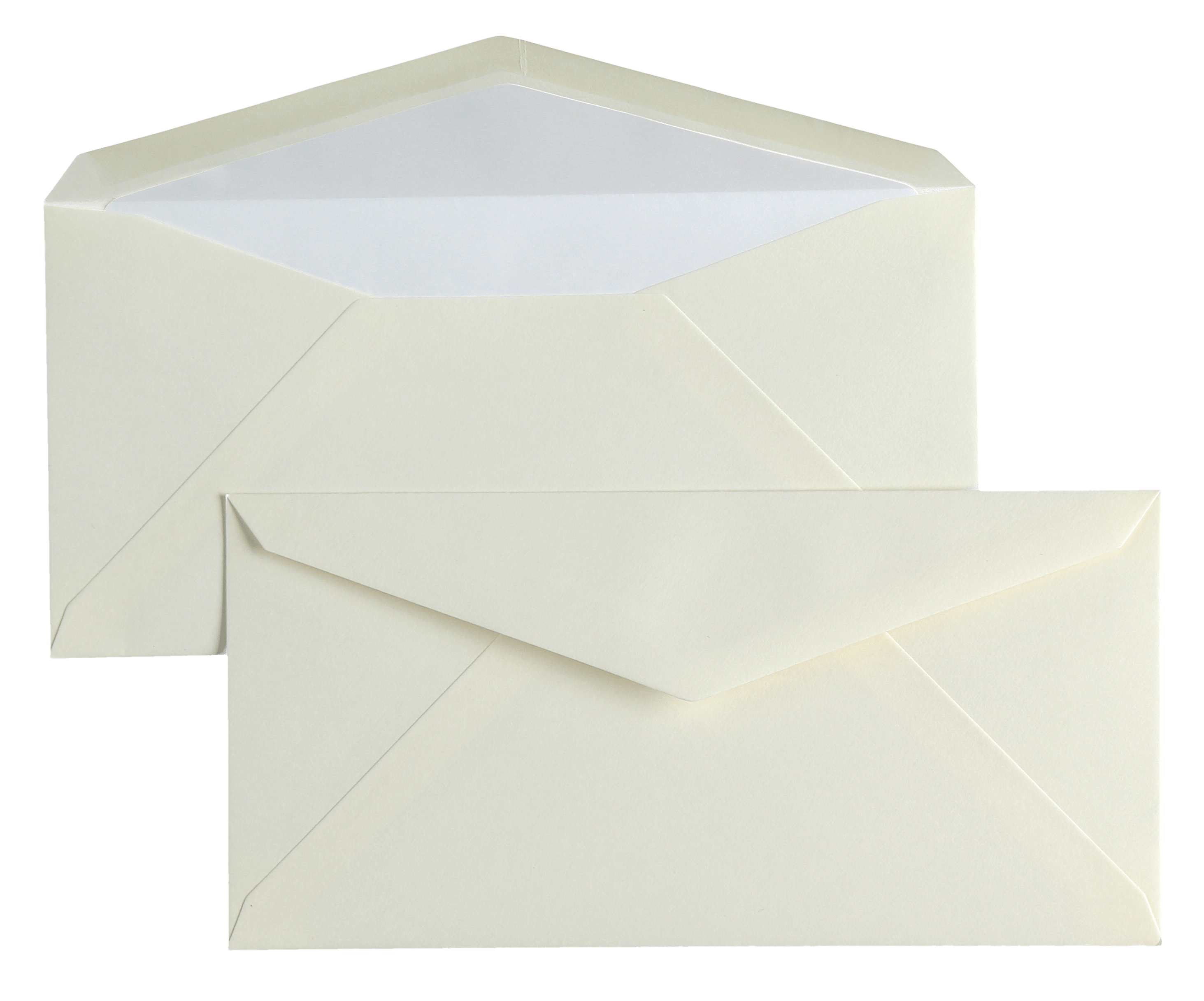 25 enveloppes ORIGINAL CROWN MILL Papier Vélin - DL (110 x 225 mm) - 120 g/m² - Crème - 5413036184616