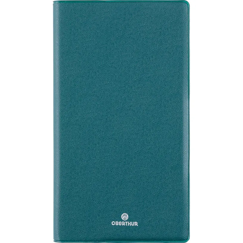 Agenda 2027 OBERTHUR Odessa - 9 x 16,5 cm - 1 semaine sur 2 pages - Orientation horizontale - Vert