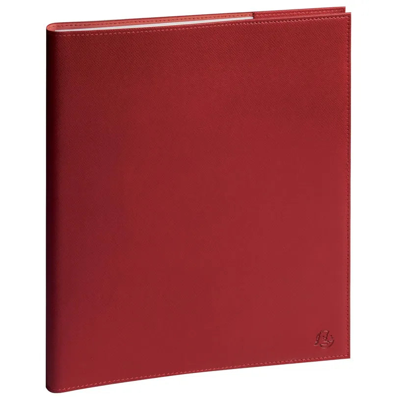 Agenda 2027 EXACOMPTA Eurotime 27S - 21 x 27 cm - 1 semaine sur 2 pages - Orientation verticale - Rialto rouge
