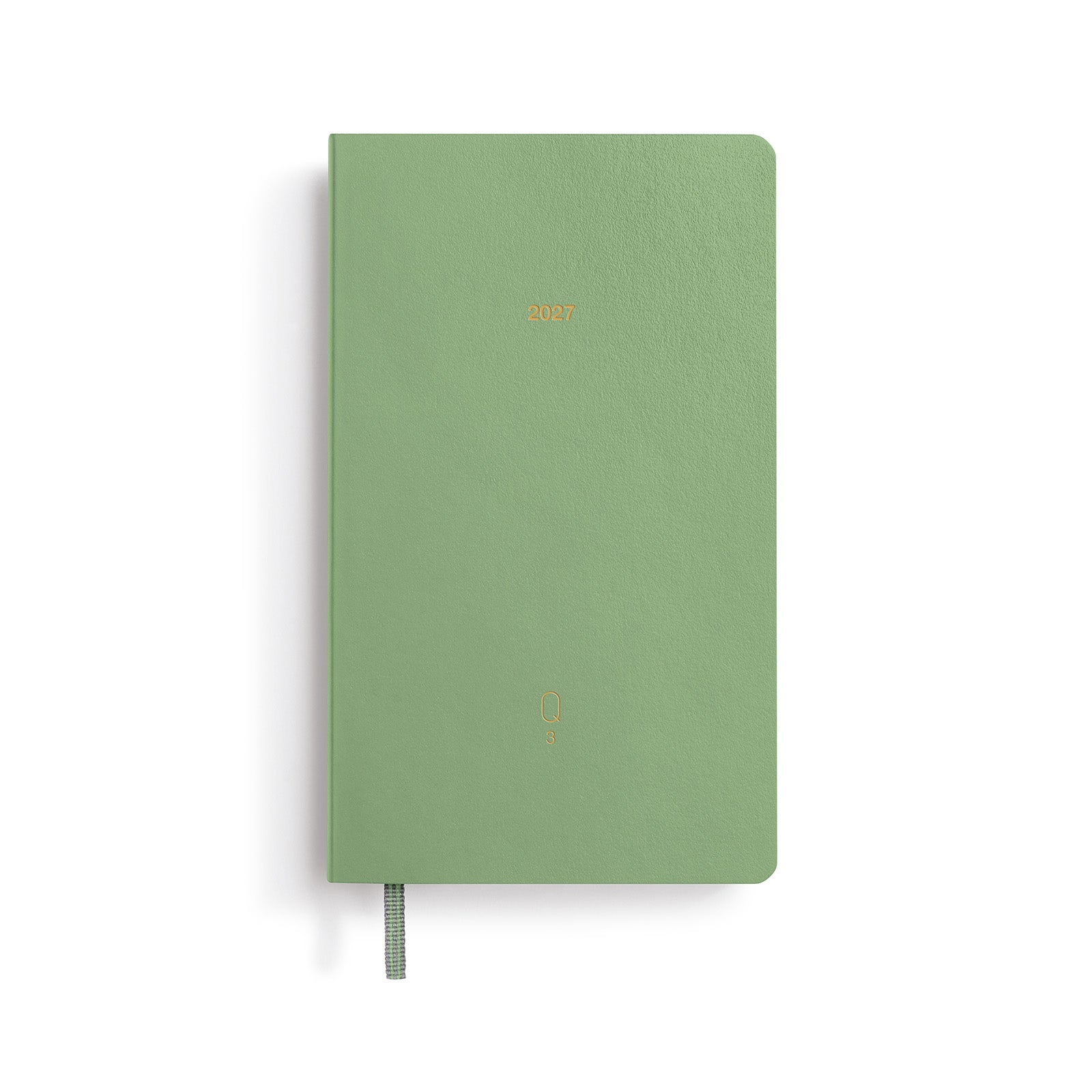 Quarterly Agenda Journalier 2027 LEUCHTTURM1917, Anglais - A6 - Softcover - Shades of Green