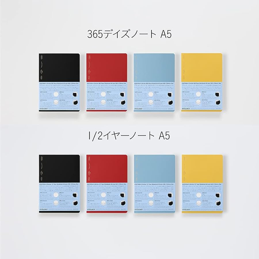 Carnet STÁLOGY 365Days Notebook - A5 - Softcover - Pointillé - Blue