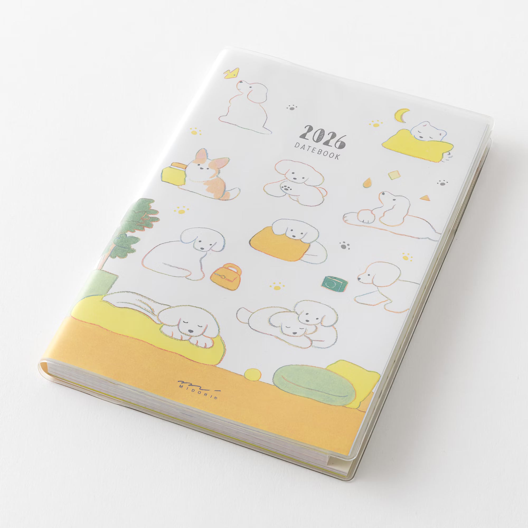 Agenda 2026 MIDORI Pocket Diary - B6 - Chien