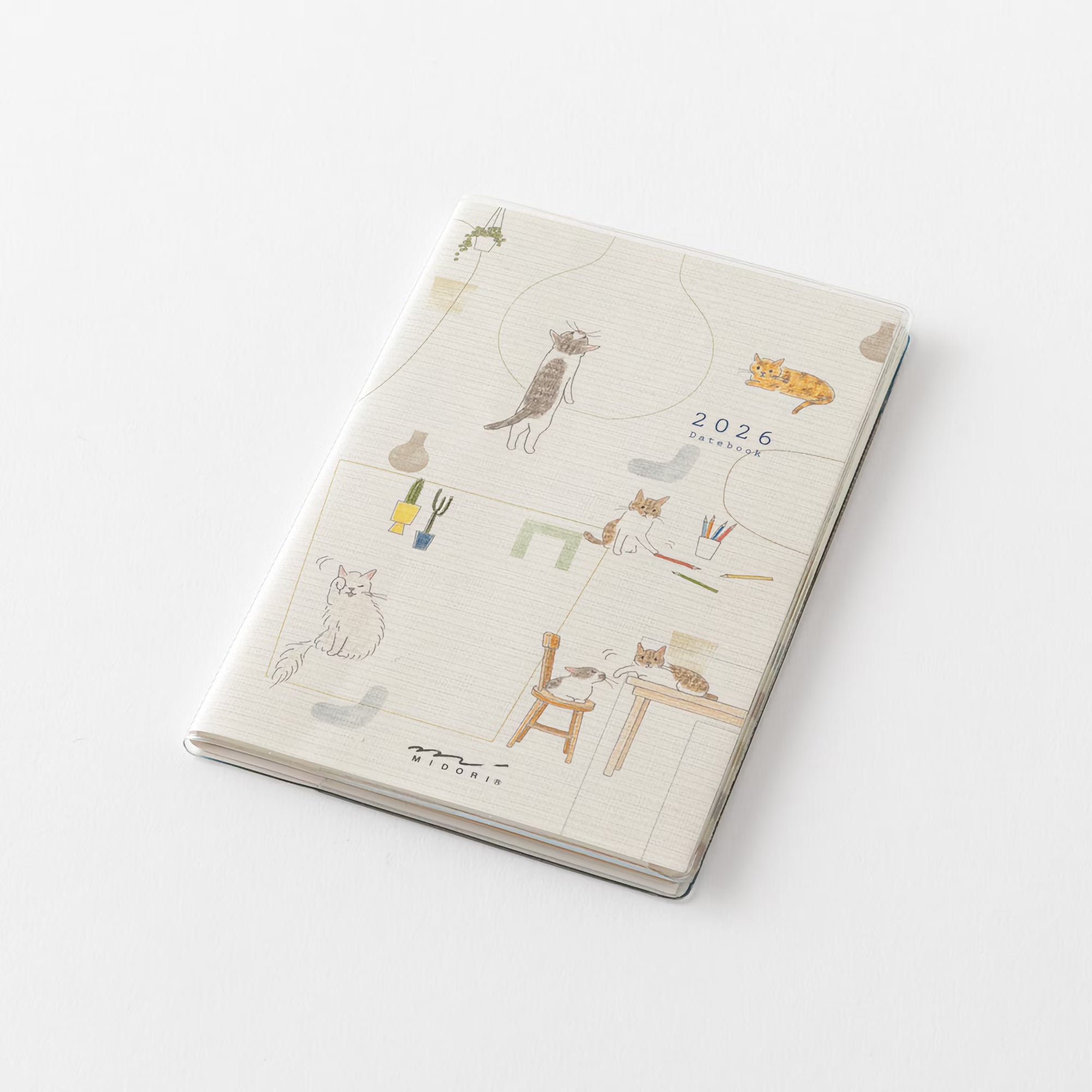 Agenda 2026 MIDORI Pocket Diary - Mini - Chat