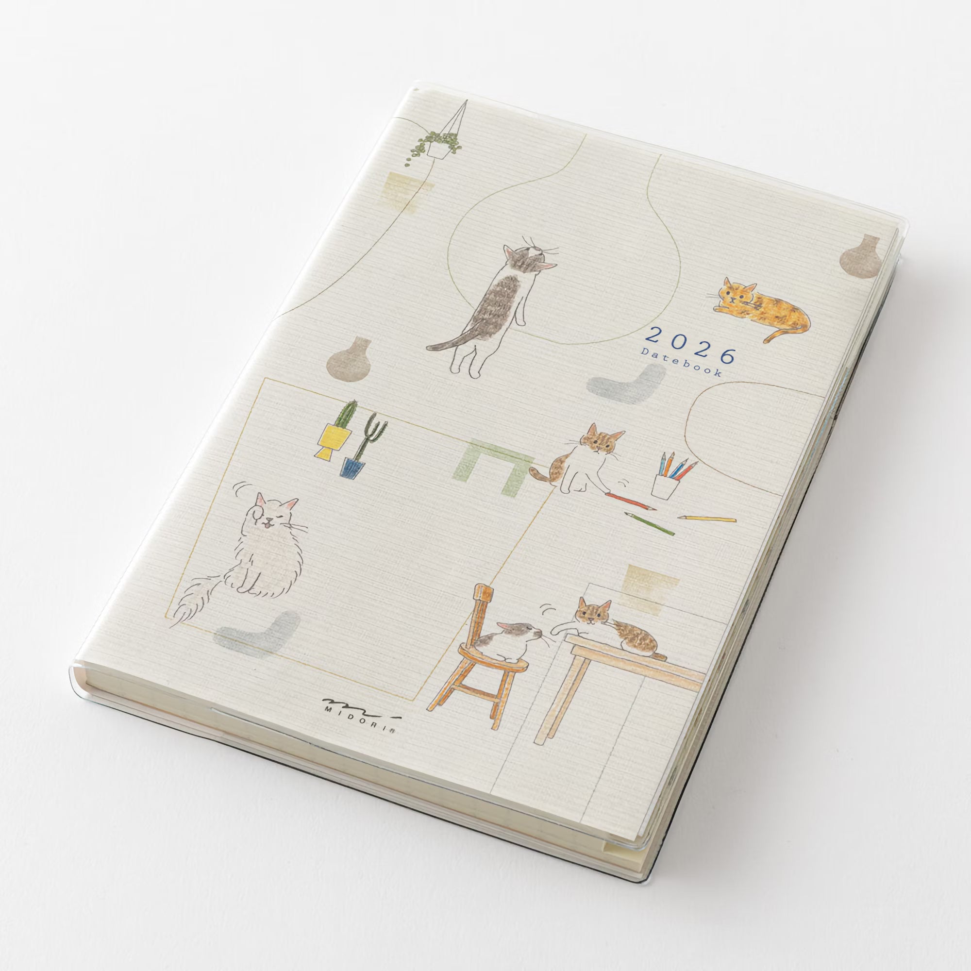 Agenda 2026 MIDORI Pocket Diary - B6 - Chat