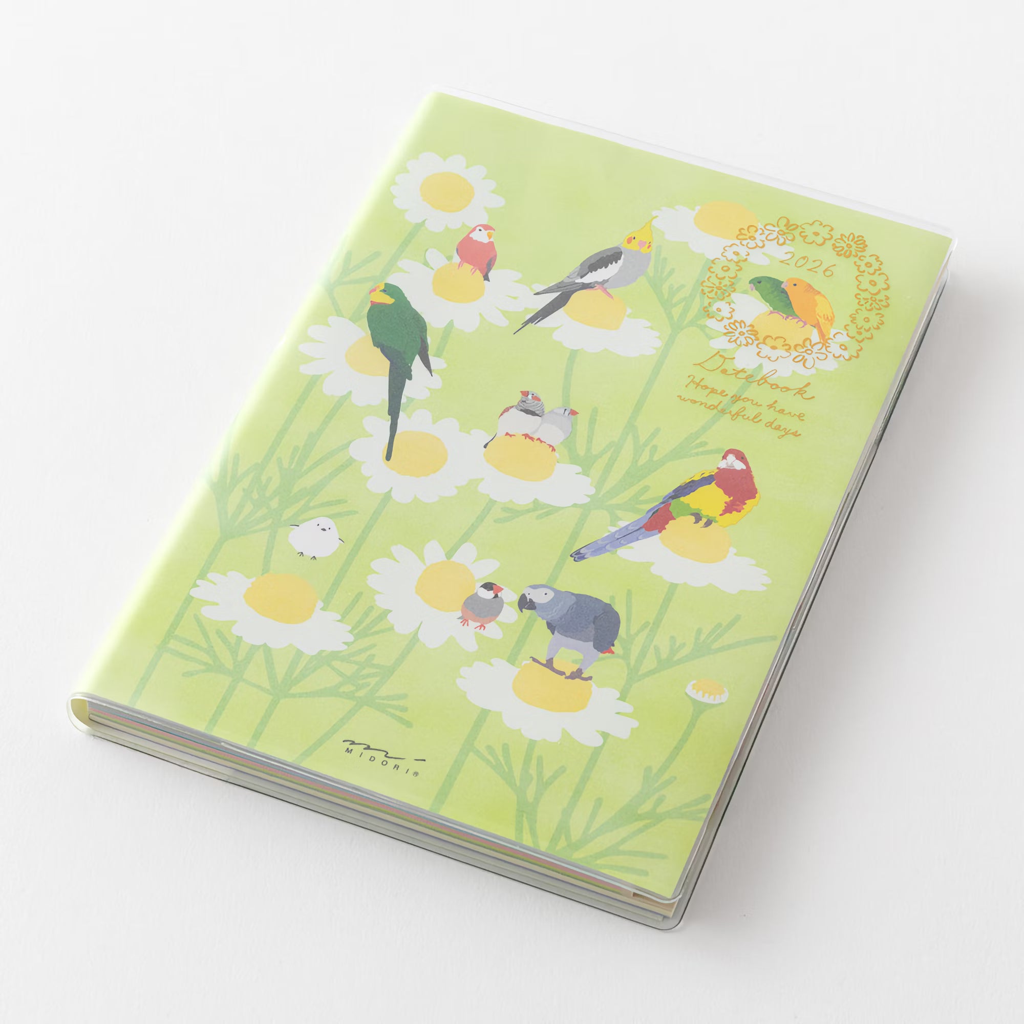 Agenda 2026 MIDORI Pocket Diary - B6 - Oiseau