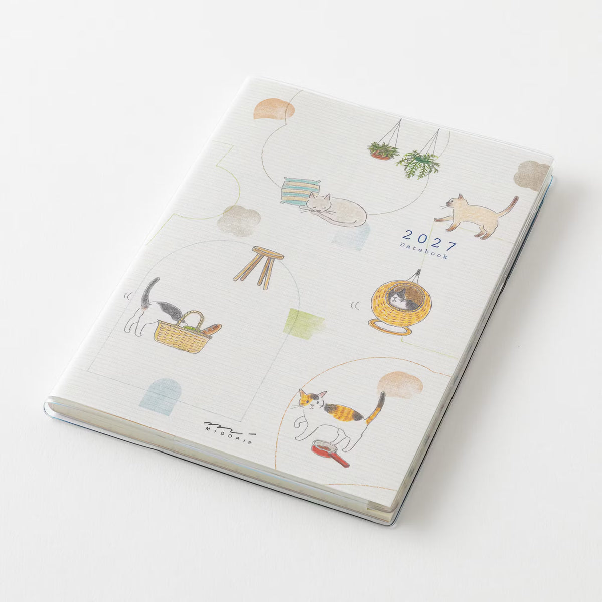 Agenda 2027 MIDORI Pocket Diary - A6 - Chat