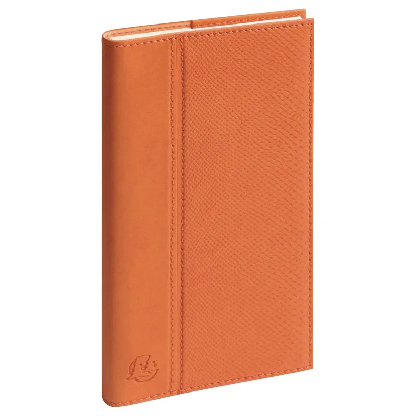 Agenda 2027 EXACOMPTA Temporel 16S - 9 x 16 cm - 1 semaine sur 2 pages - Orientation verticale - Duo Kaa orange