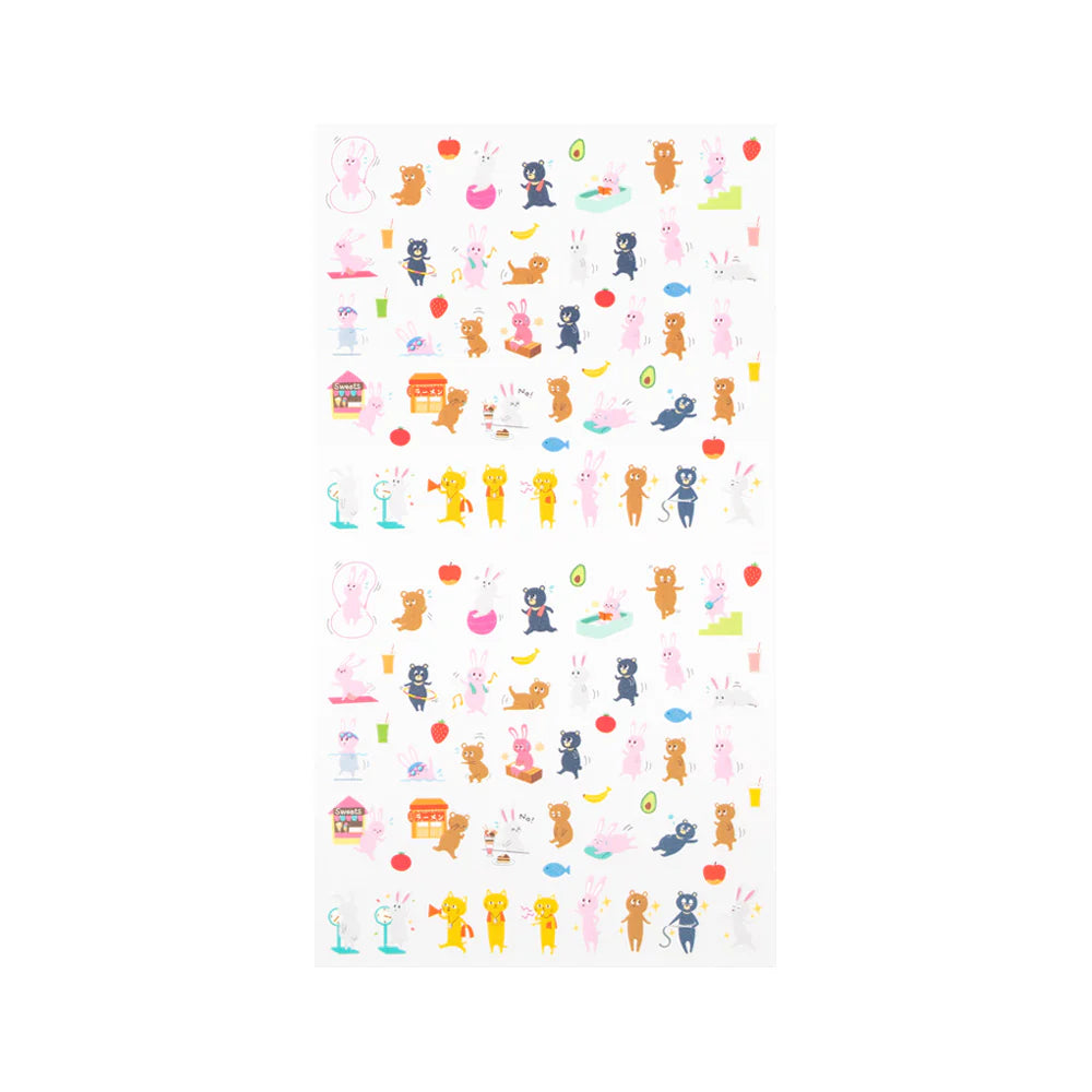 Stickers repositionnables MIDORI Collection - Motivation