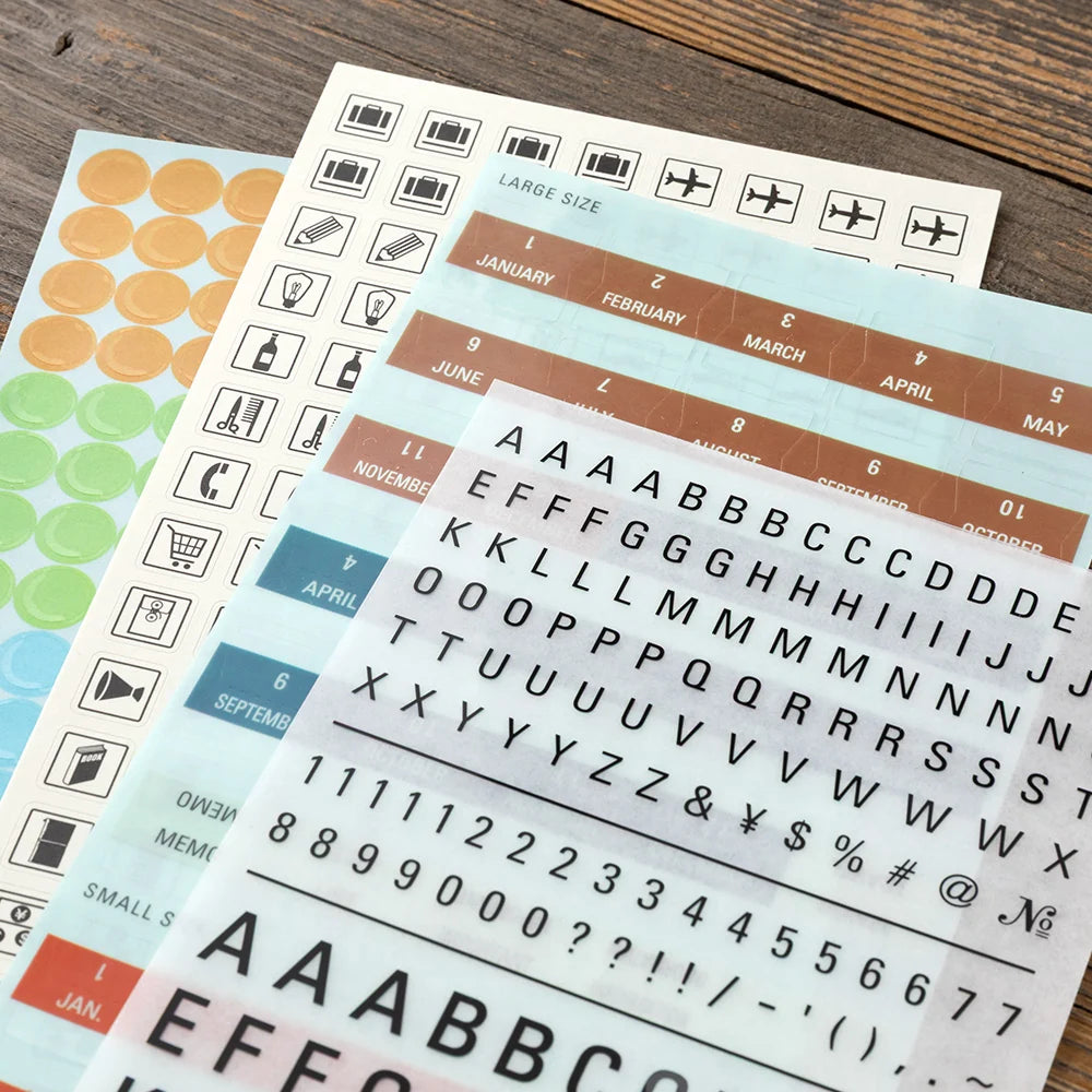 TRAVELER'S notebook - set de stickers 2027