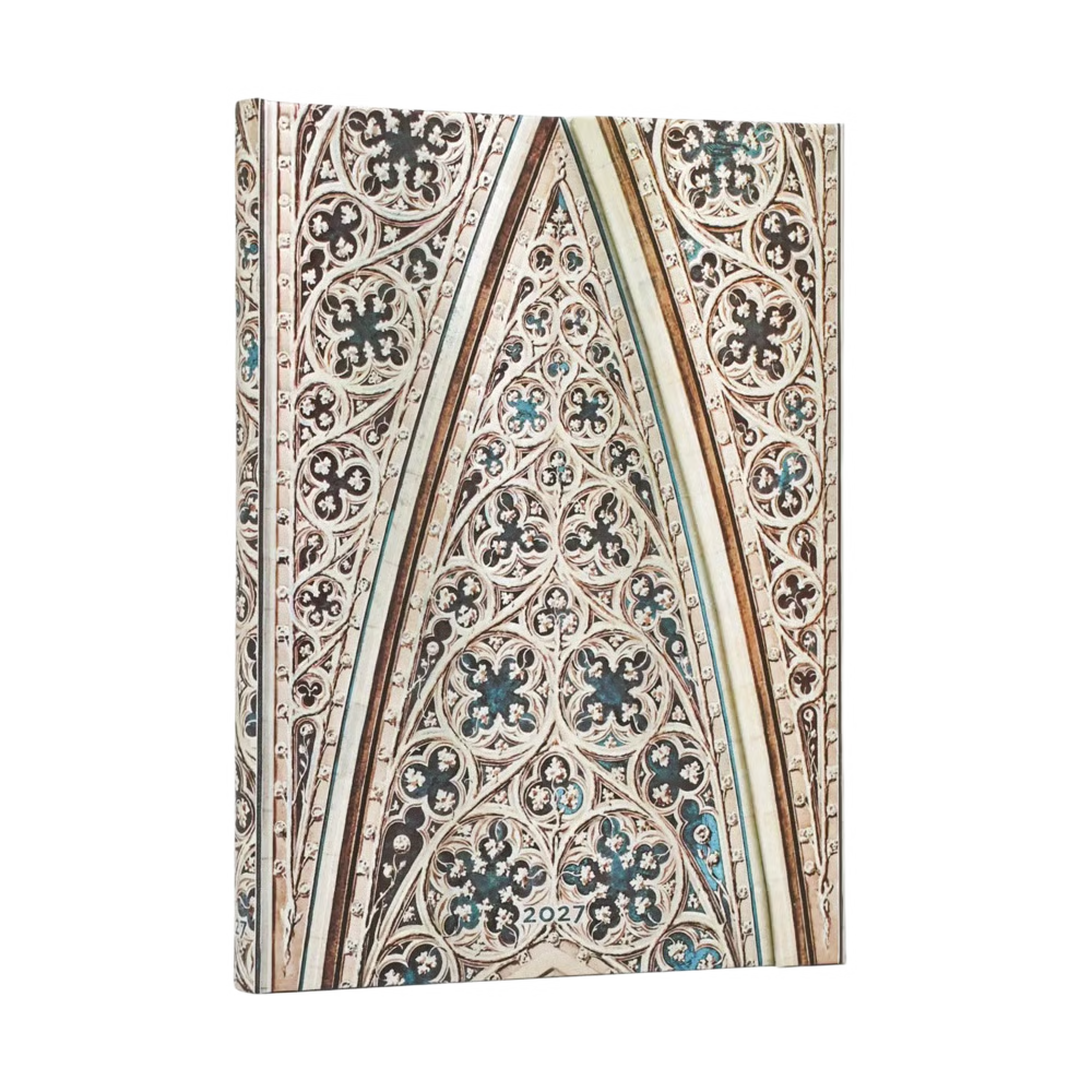Agenda 2027 PAPERBLANKS Voûte de la Cathédrale de Milan - 1 semaine sur 2 pages - Midi - Hardcover - Horizontal - 176p