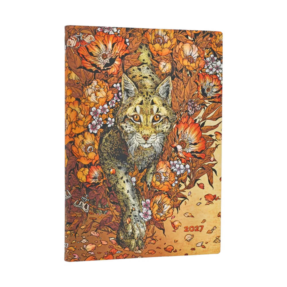 Agenda 2027 PAPERBLANKS L'Ascension du Lynx - 1 semaine sur 2 pages - Midi - Softcover - Horizontal - 176p