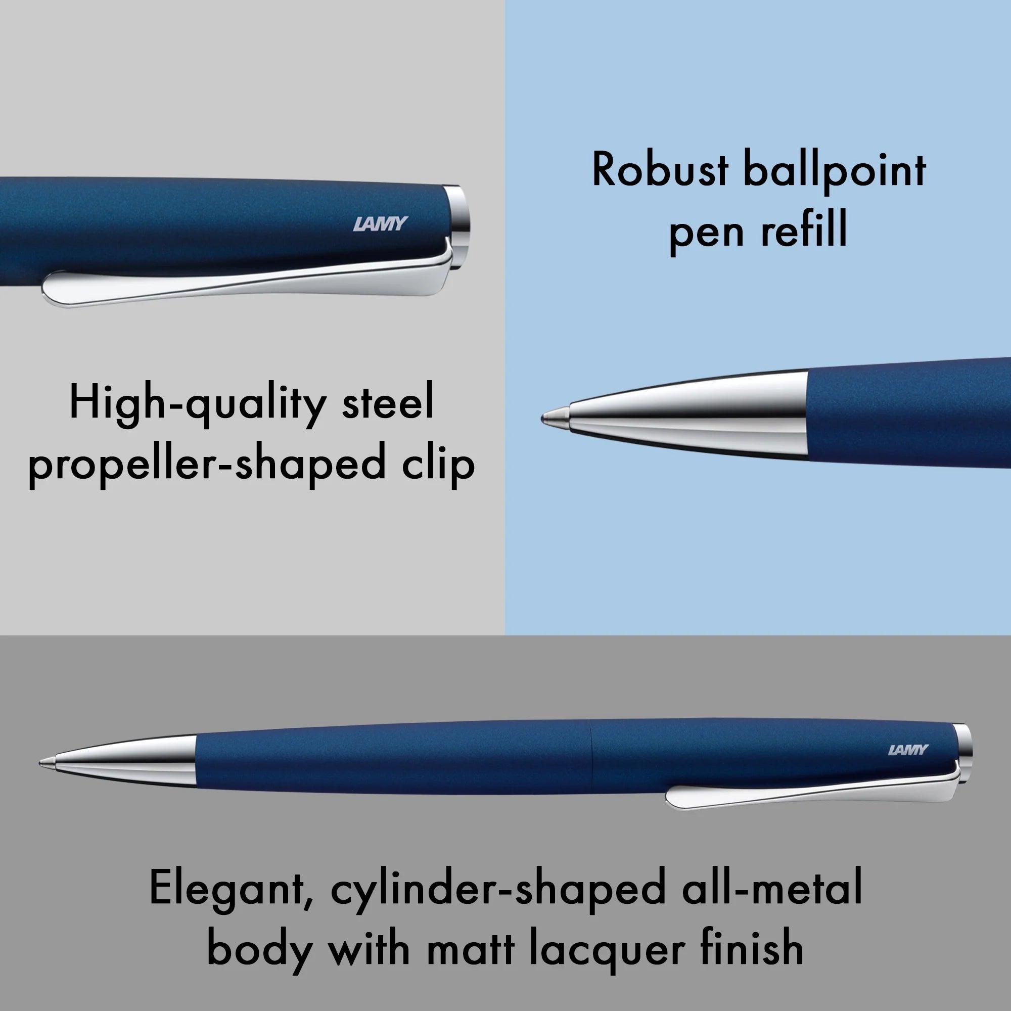 Stylo bille LAMY studio - Imperial Blue