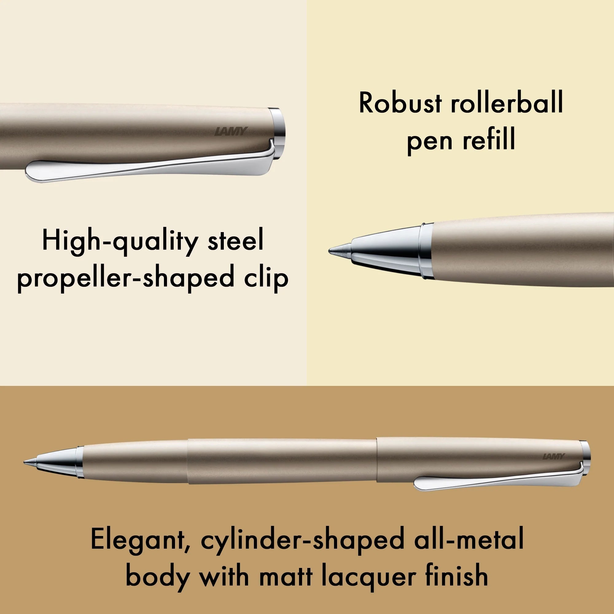 Stylo roller LAMY studio - Palladium