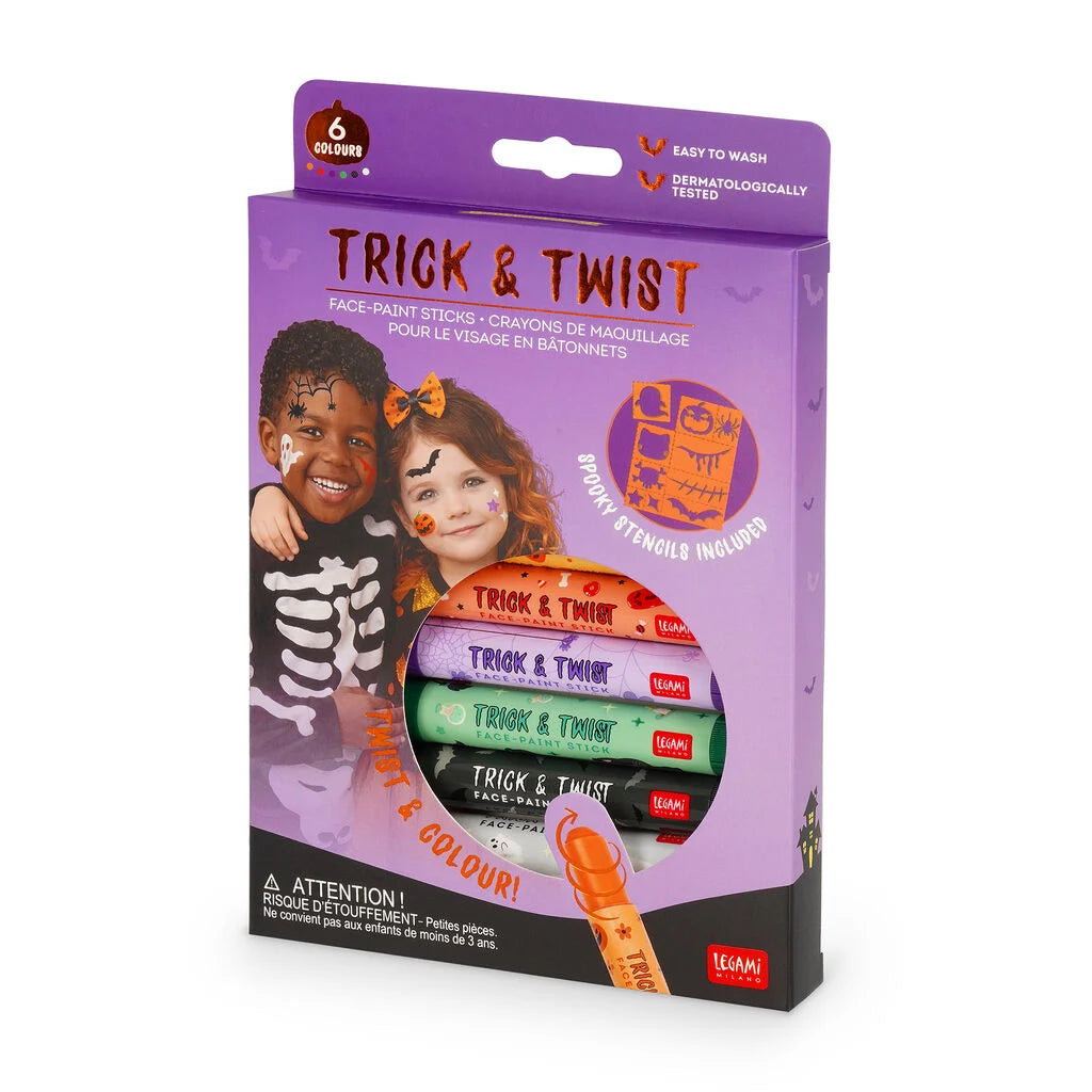 Set de 6 crayons de maquillage LEGAMI - Halloween Edition - Trick & Twist