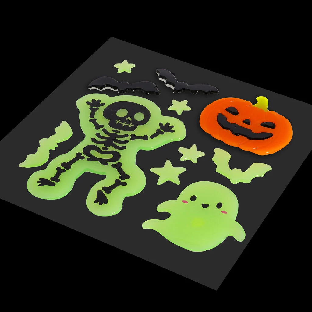 Set de 11 autocollants en gel pour fenêtre LEGAMI - Halloween Edition - Windo-Glow