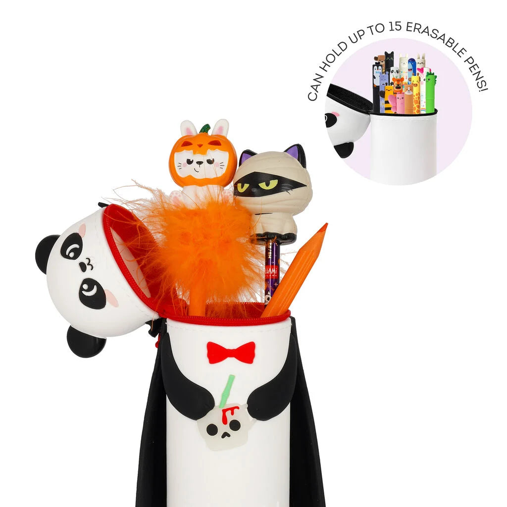 Trousse 2-en-1 LEGAMI Kawaii - Halloween Edition - Panda « Bam-Boo »
