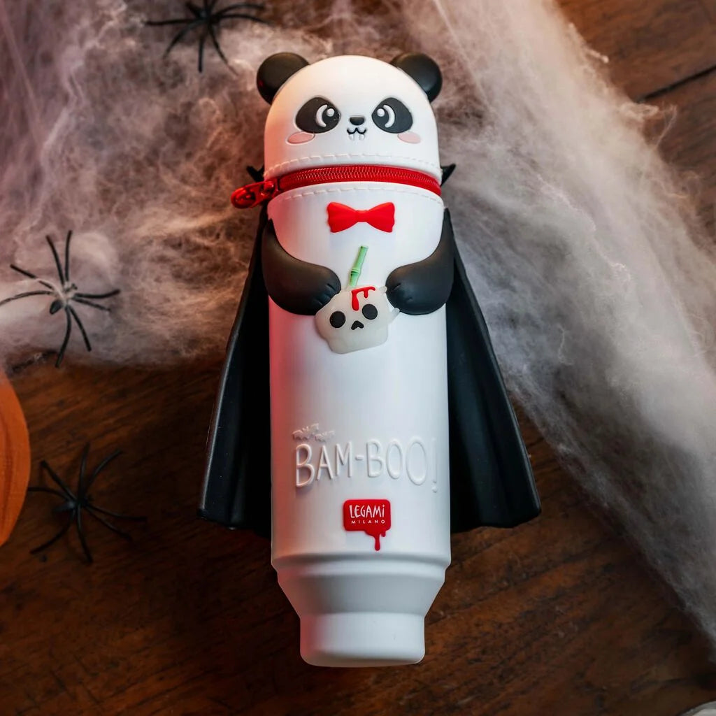 Trousse 2-en-1 LEGAMI Kawaii - Halloween Edition - Panda « Bam-Boo »