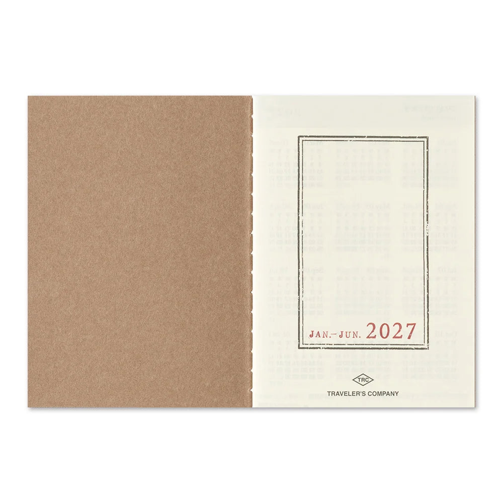 TRAVELER'S notebook - agenda semainier 2027 (passport size)