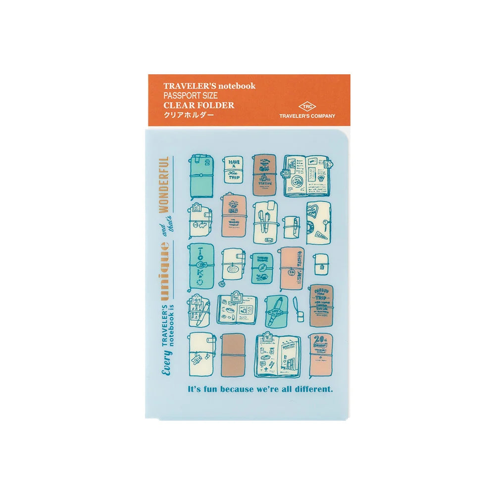 TRAVELER'S notebook - chemise transparente 2027 (passport size)