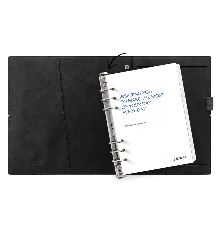 Organiseur FILOFAX Domino Soft - A5 - Black