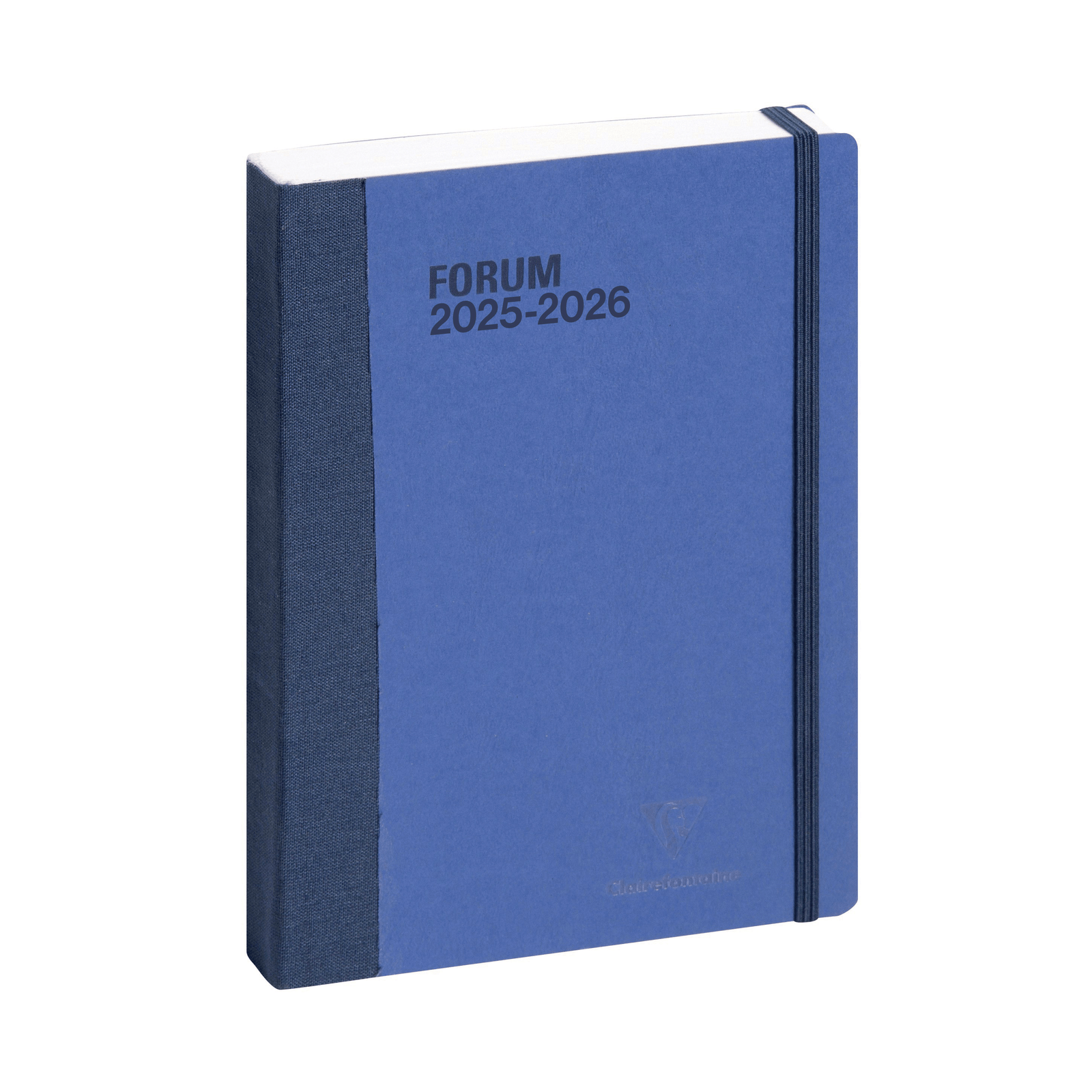 Agenda 2025 - 2026 CLAIREFONTAINE Forum - 12 x 17 cm - 1 jour par page - Orientation horizontale - Age Bag bleu - 3660942059114