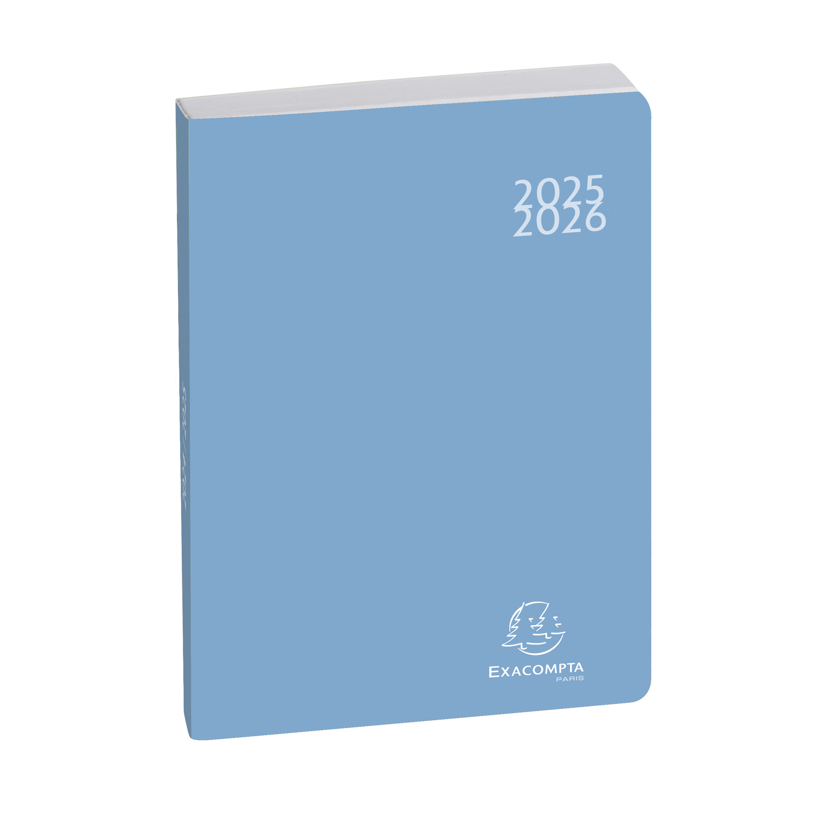 Agenda 2025 - 2026 EXACOMPTA Forum Color - 12 x 17 cm - 1 jour par page - Orientation horizontale - Soft Harmony bleu - 3660942073424