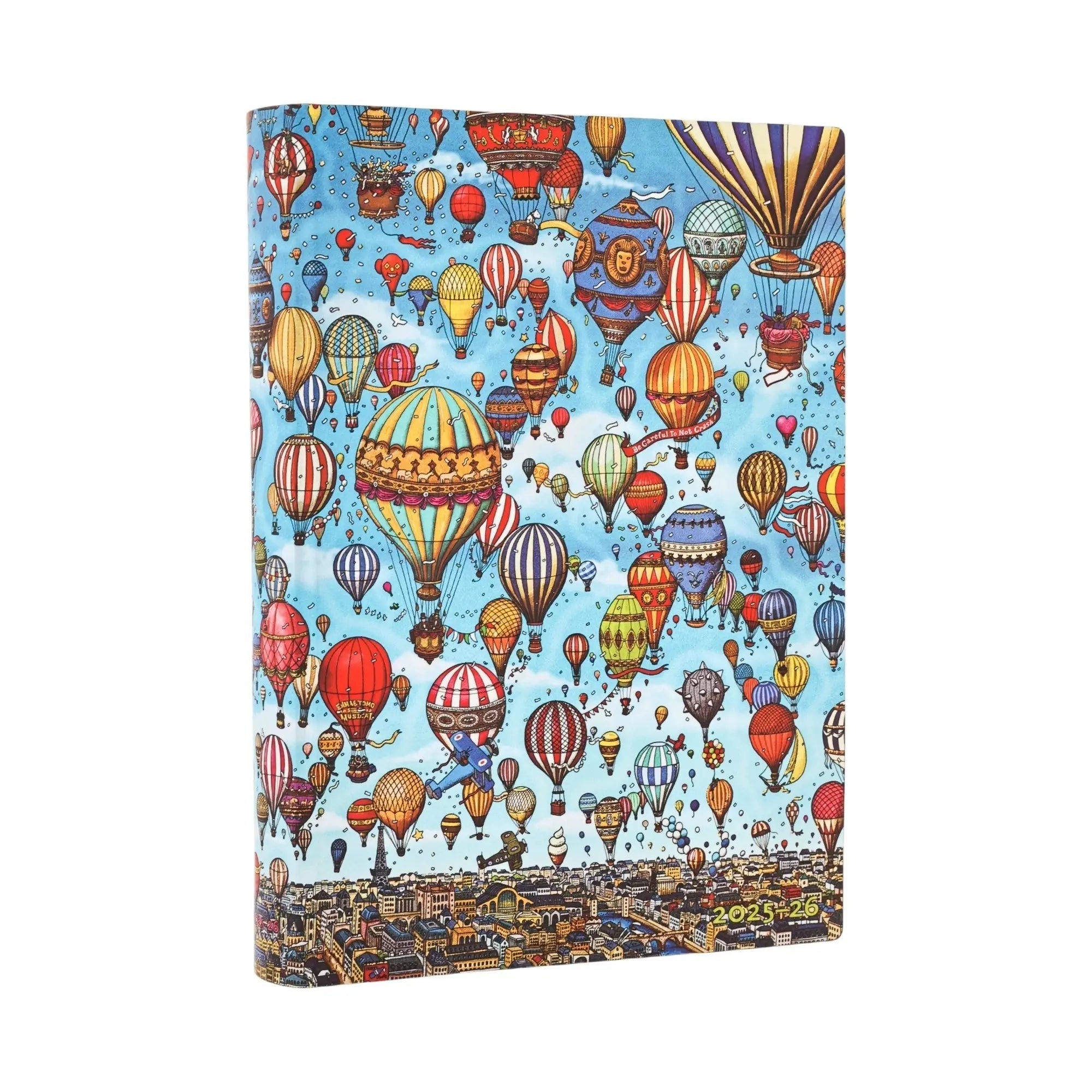 Agenda 2025 - 2026 PAPERBLANKS Festival de Montgolfières - 1 jour par page - Midi - Softcover - 416p - 9780349709574