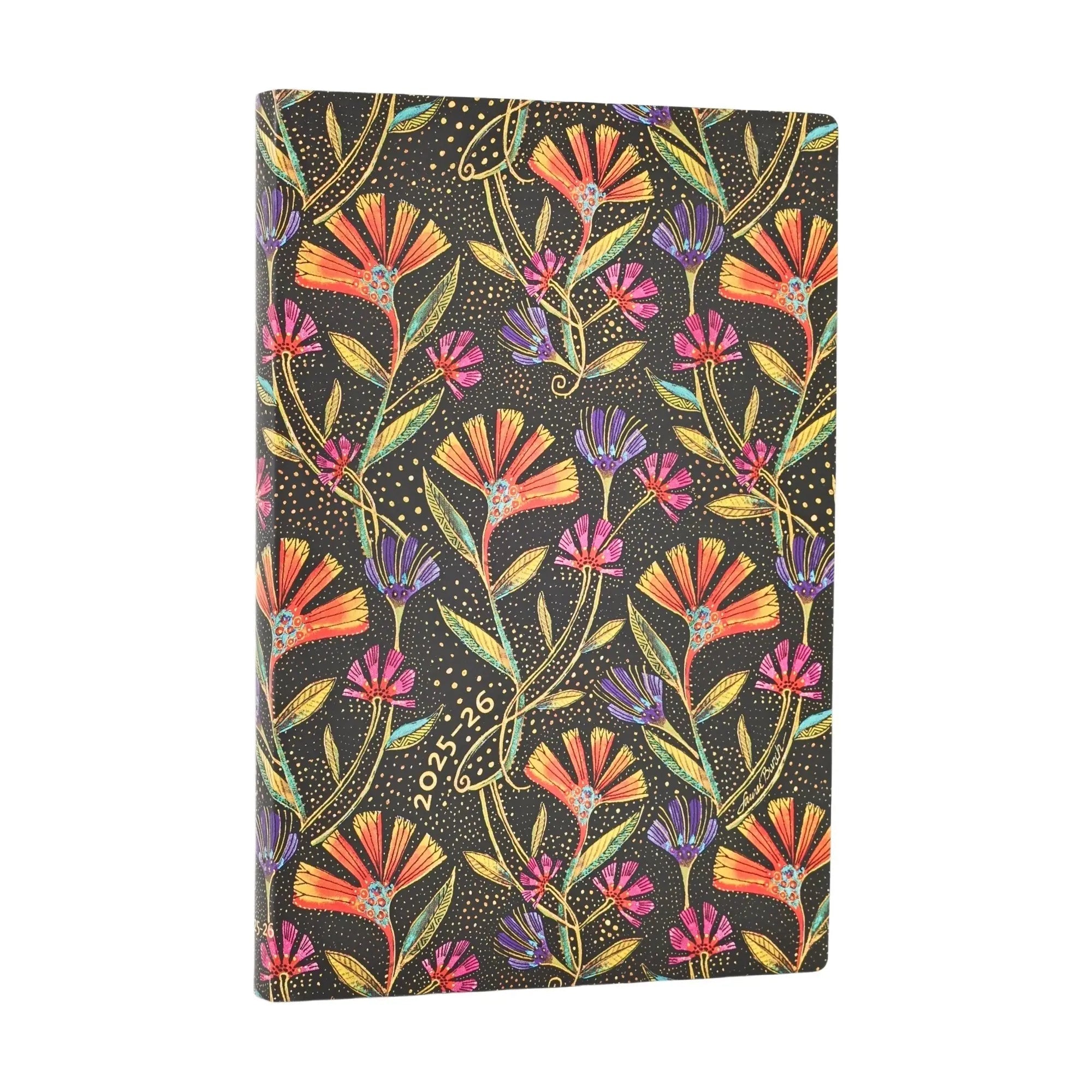 Agenda 2025 - 2026 PAPERBLANKS Fleurs Sauvages - 1 semaine sur 2 pages - Mini - Softcover - Horizontal - 176p - 9780349709567