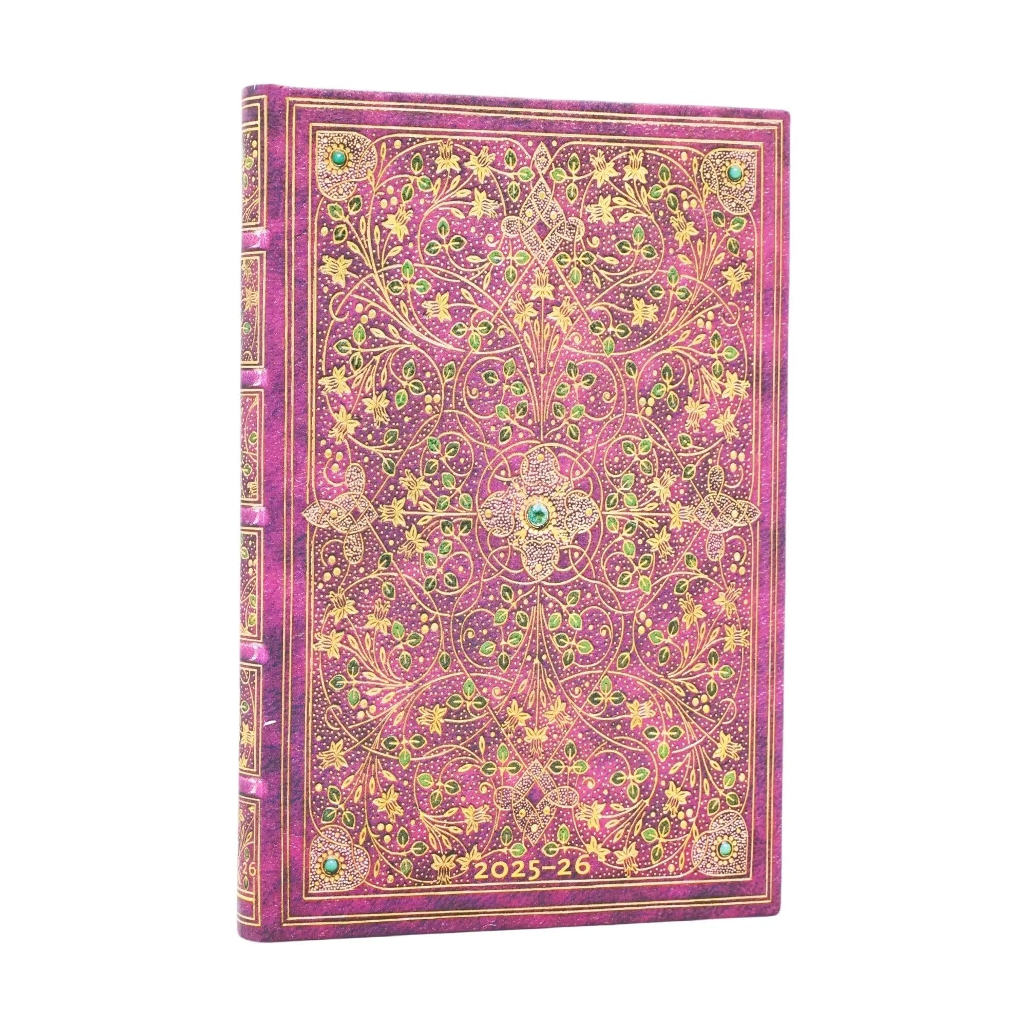 Agenda 2025 - 2026 PAPERBLANKS Jubilé de Diamant - 1 semaine sur 2 pages - Mini - Hardcover - Horizontal - 160p - 9780349708638