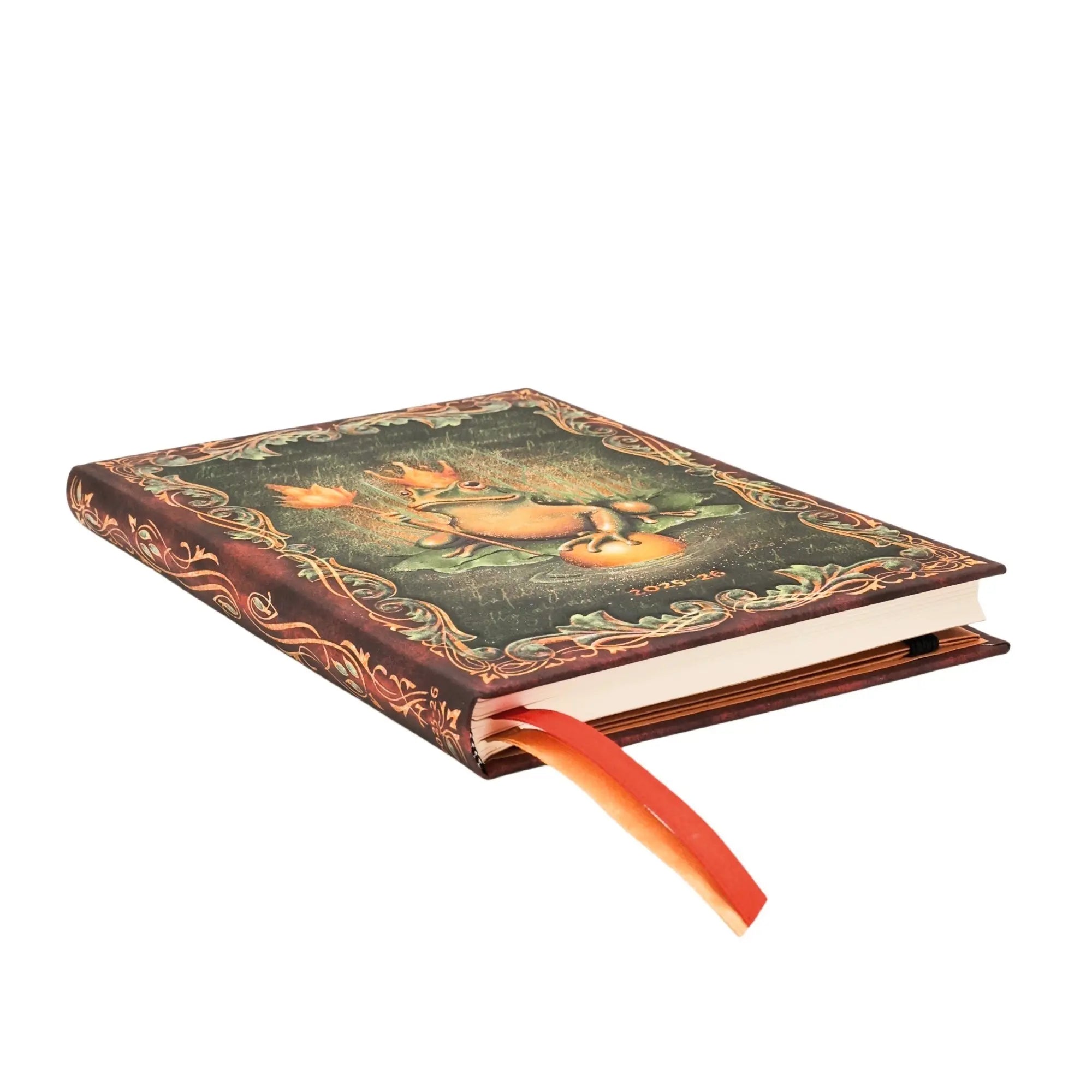 Agenda 2025 - 2026 PAPERBLANKS Les Frères Grimm, Le Roi Grenouille - 1 semaine sur 2 pages - Midi - Hardcover - Horizontal - 160p - 9780349708713