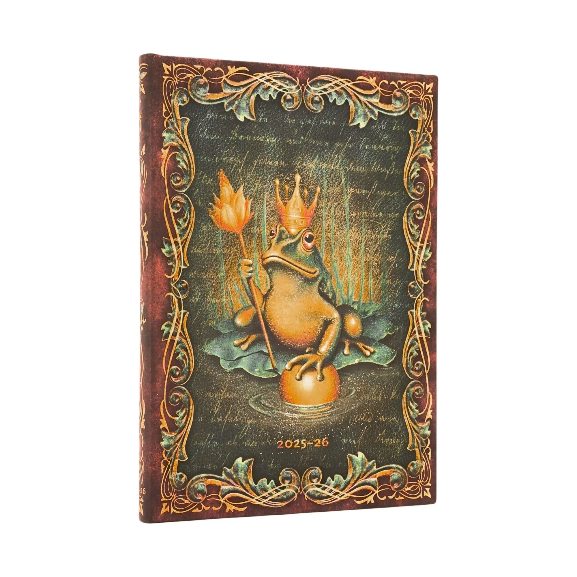 Agenda 2025 - 2026 PAPERBLANKS Les Frères Grimm, Le Roi Grenouille - 1 semaine sur 2 pages - Midi - Hardcover - Horizontal - 160p - 9780349708713