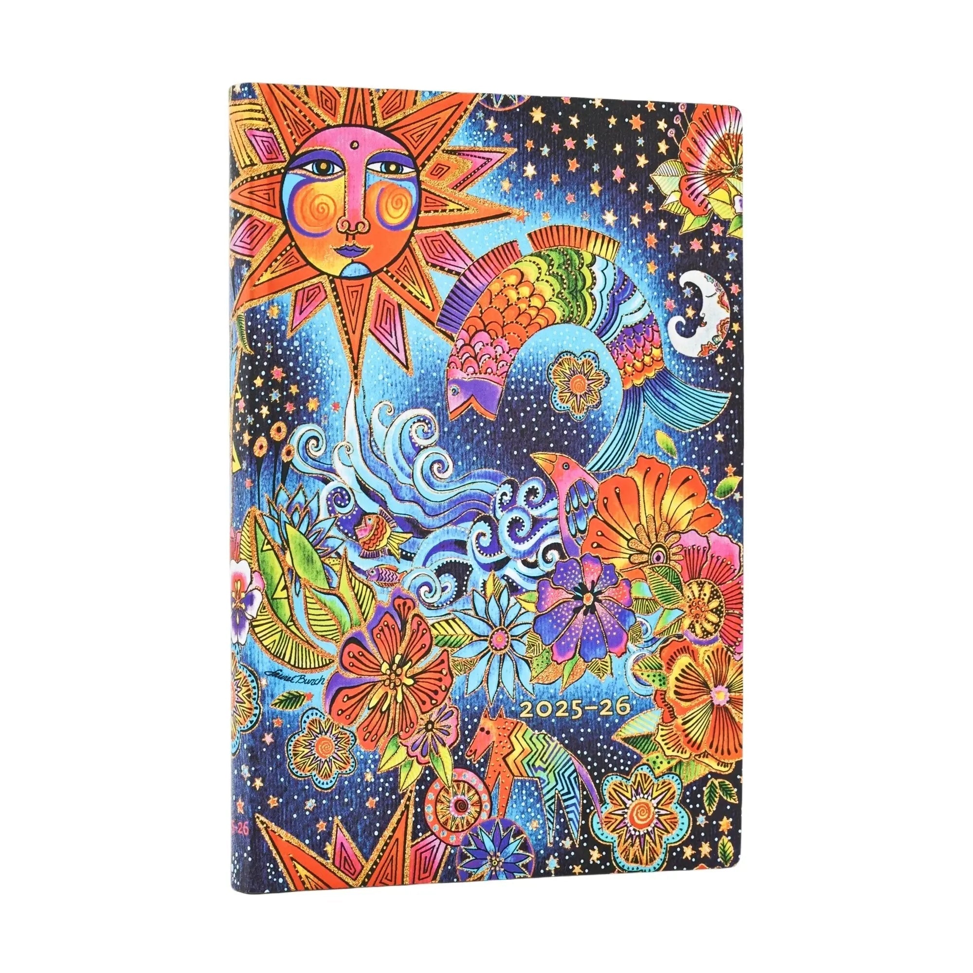 Agenda 2025 - 2026 PAPERBLANKS Magie Céleste - 1 semaine sur 2 pages - Mini - Softcover - Horizontal - 176p - 9780349709536