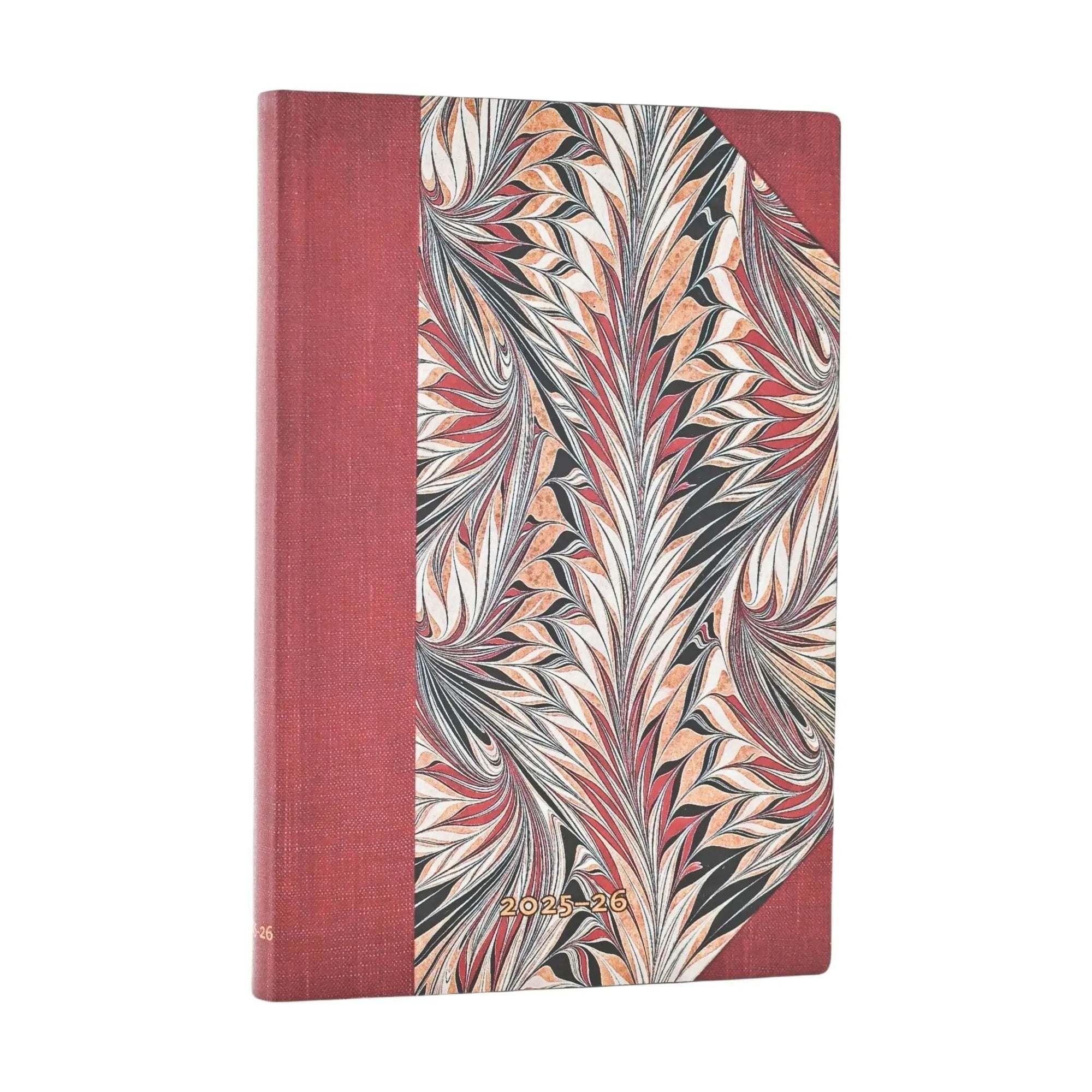 Agenda 2025 - 2026 PAPERBLANKS Rubedo - 1 semaine sur 2 pages - Mini - Softcover - Horizontal - 176p - 9780349709550