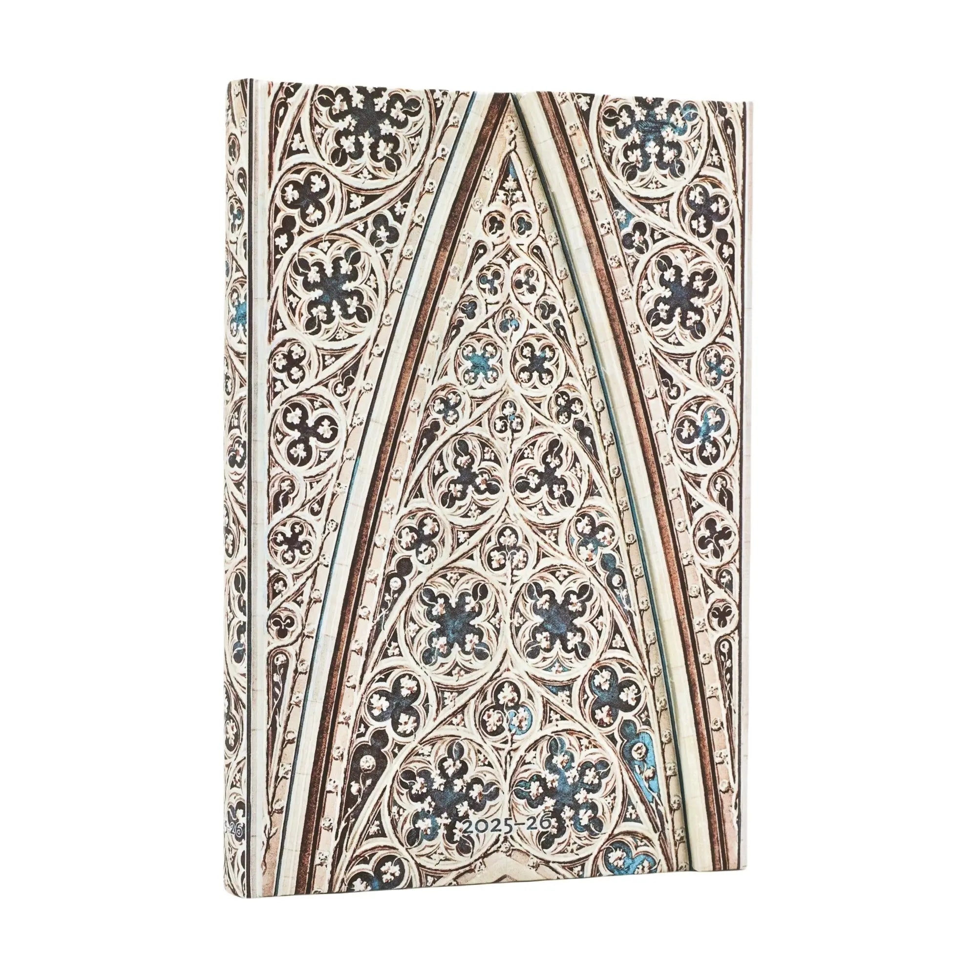 Agenda 2025 - 2026 PAPERBLANKS Voûte de la Cathédrale de Milan - 1 semaine sur 2 pages - Mini - Hardcover - Horizontal - 160p - 9780349708652