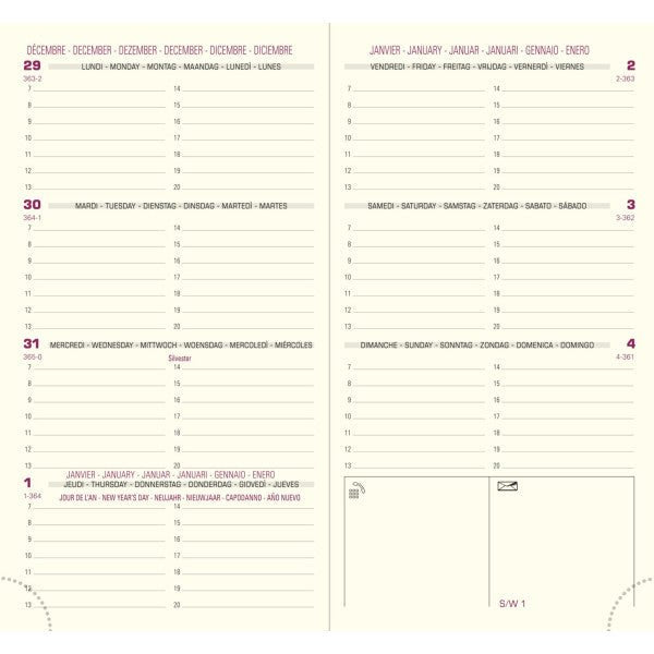 Agenda 2025 EXACOMPTA Eurotime 16 Winner - 1 semaine sur 2 pages - 8.5 x 16 cm - Bleu - 3660942002592