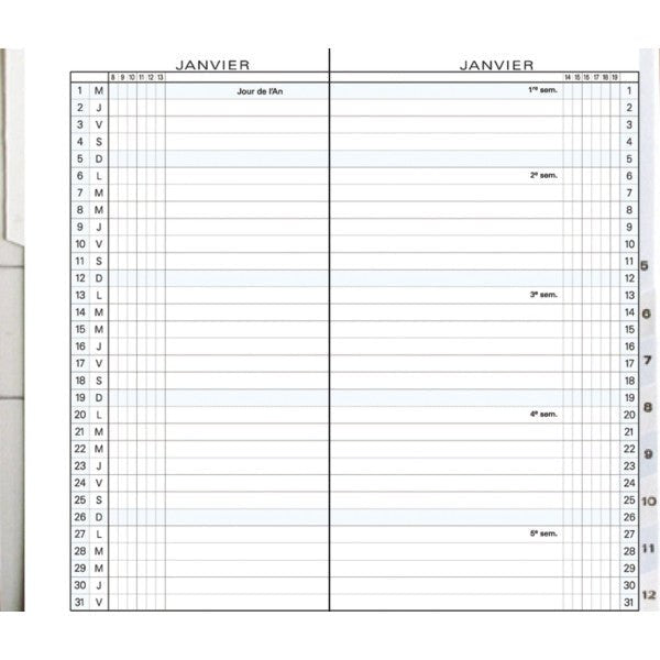 Agenda 2025 EXACOMPTA Exaplan 16 Winner - Mensuel - 9 x 16 cm - Bleu - 3660942001748