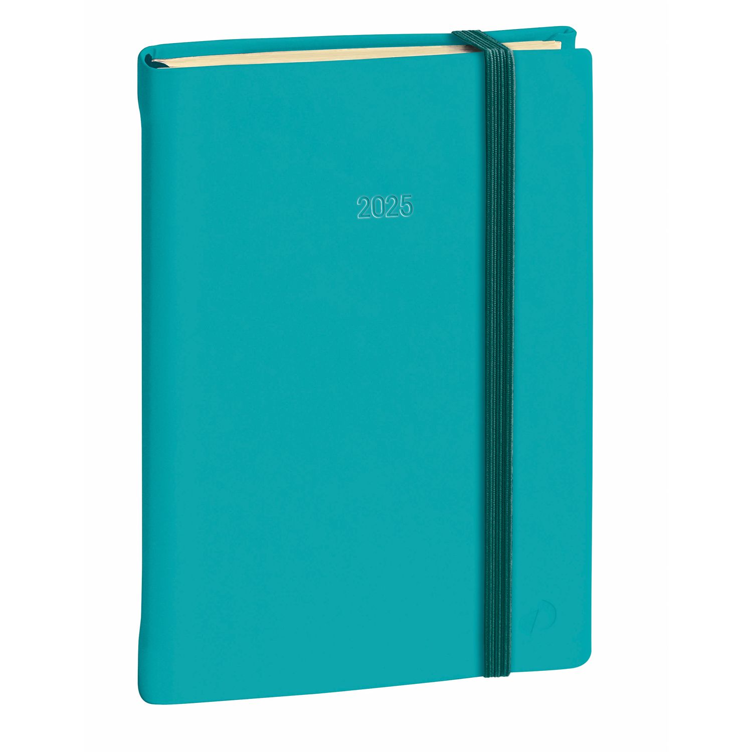 Agenda 2025 QUO VADIS Daily Pocket Prestige Silk - 1 jour par page - 8.5 x 13 cm - Turquoise - 3371010516094