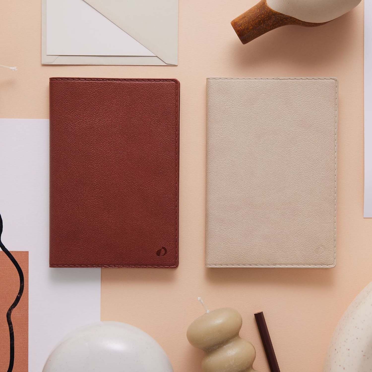 Agenda 2025 QUO VADIS Ministre Toscana - 1 semaine sur 2 pages - 16 x 24 cm - Beige - 3371010509775