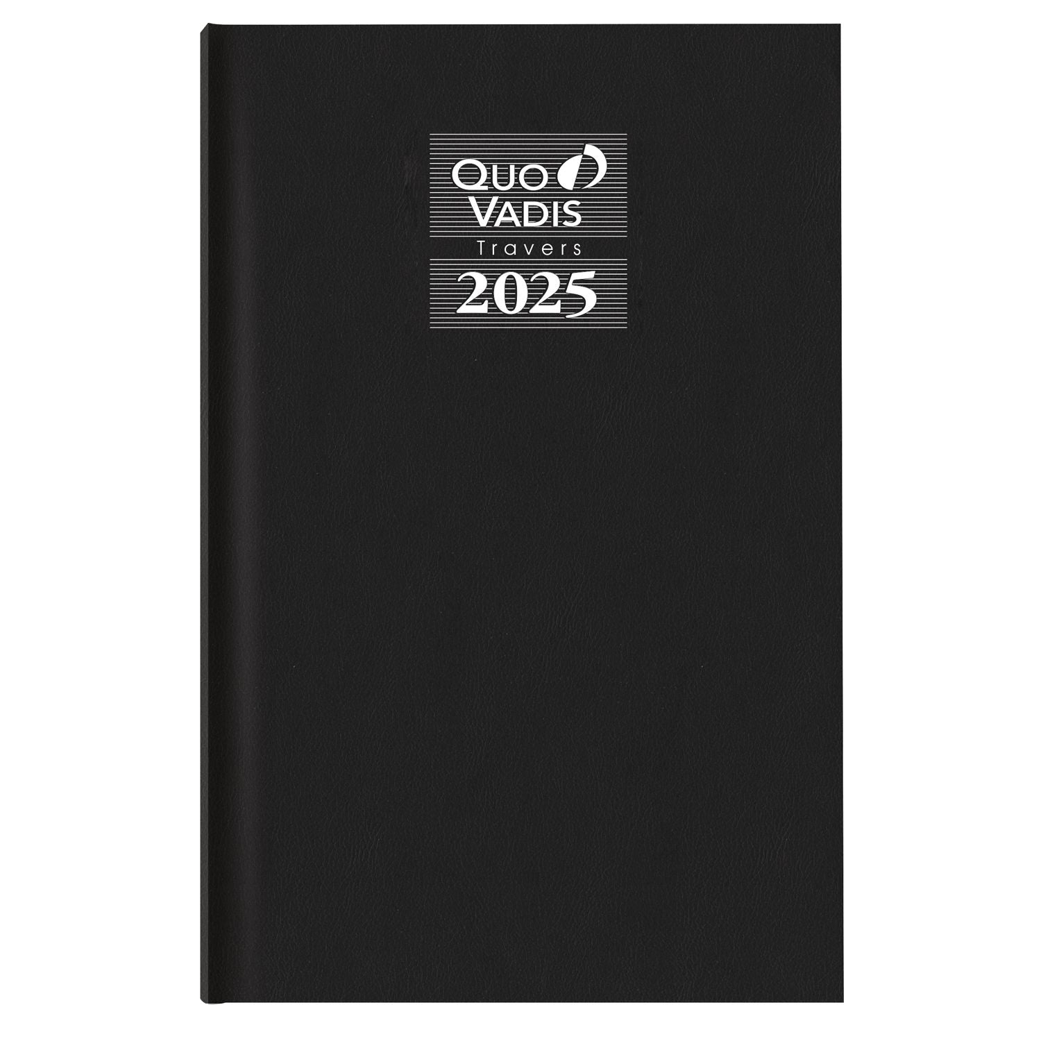 Agenda 2025 QUO VADIS Travers Korex - 1 jour par page - 13 x 21 cm - Noir - 3371010132959