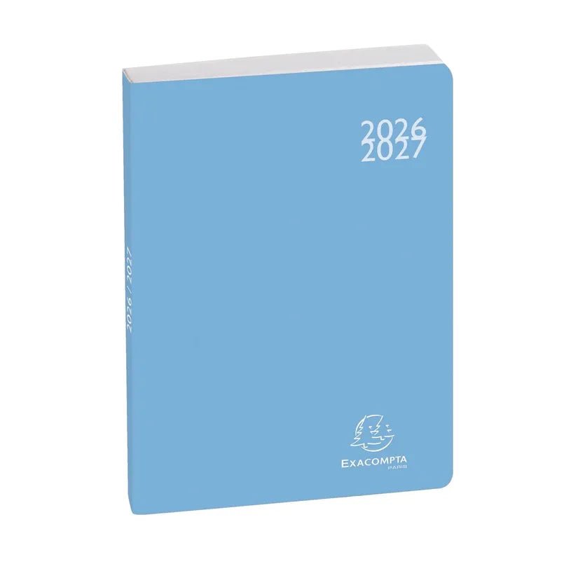 Agenda 2026 - 2027 EXACOMPTA Forum Color - 12 x 17 cm - 1 jour par page - Orientation horizontale - Soft Harmony bleu - 3660942073424