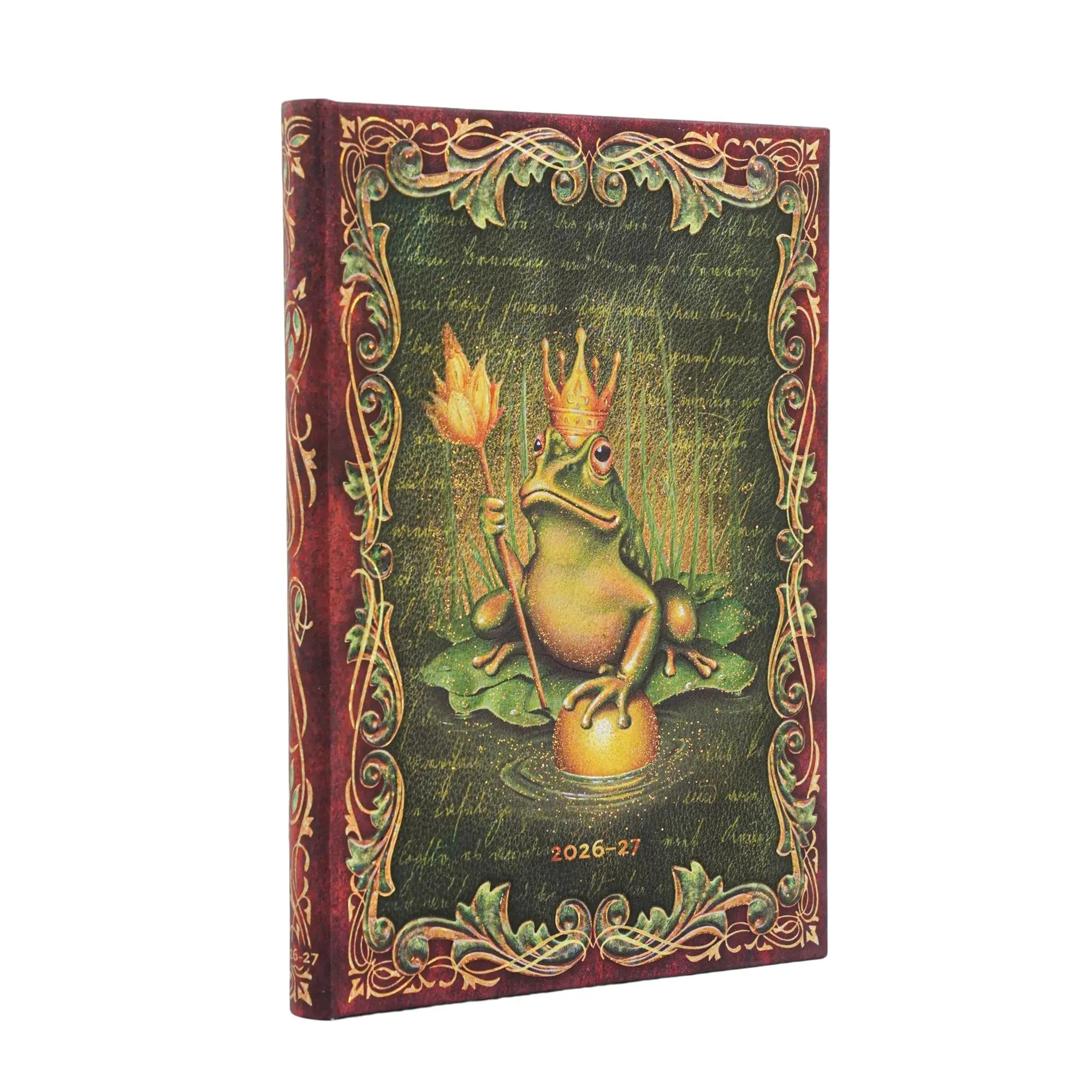 Agenda 2026 - 2027 PAPERBLANKS Les Frères Grimm, Le Roi Grenouille - 1 semaine sur 2 pages - Midi - Hardcover - Horizontal - 176p - 9780349720289