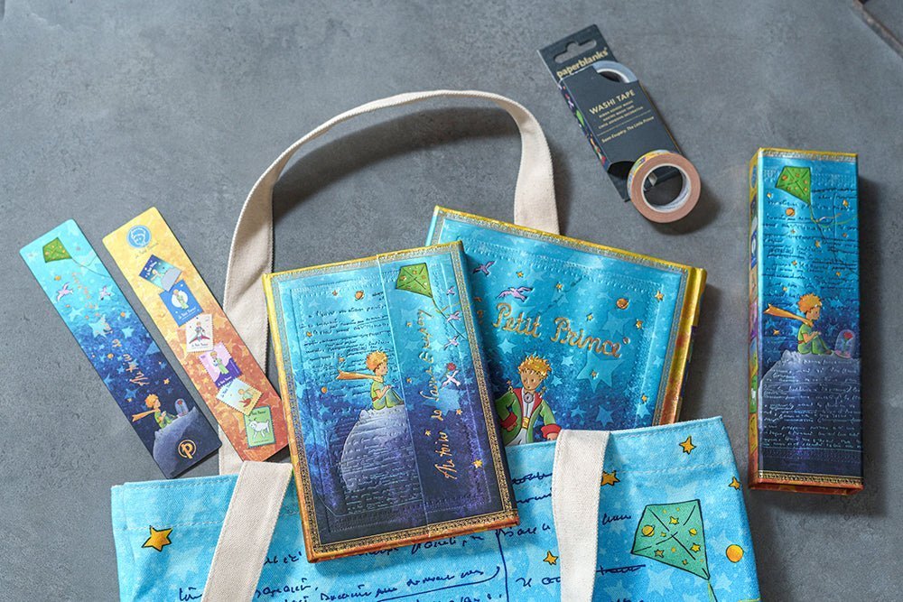 Agenda 2026 - 2027 PAPERBLANKS Saint - Exupéry, Le Petit Prince - 1 semaine sur 2 pages - Midi - Hardcover - Horizontal - 176p - 9780349720265