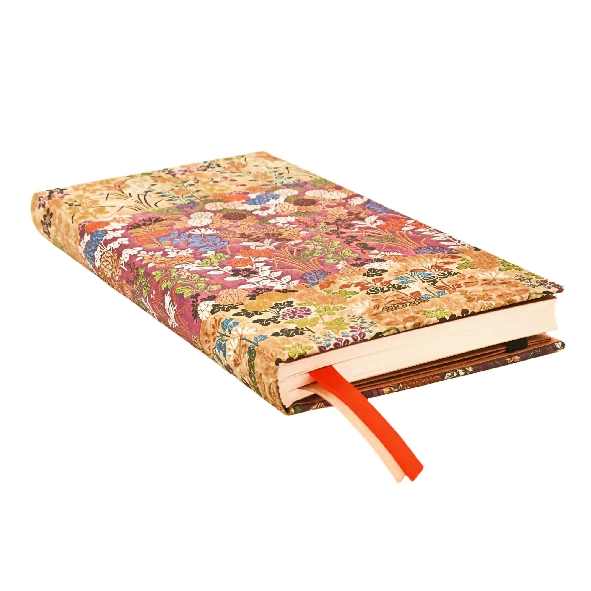 Agenda 2026 PAPERBLANKS Kara - ori Rose - 1 semaine sur 2 pages - Slim - Hardcover - Horizontal - 160p - 9780349709031