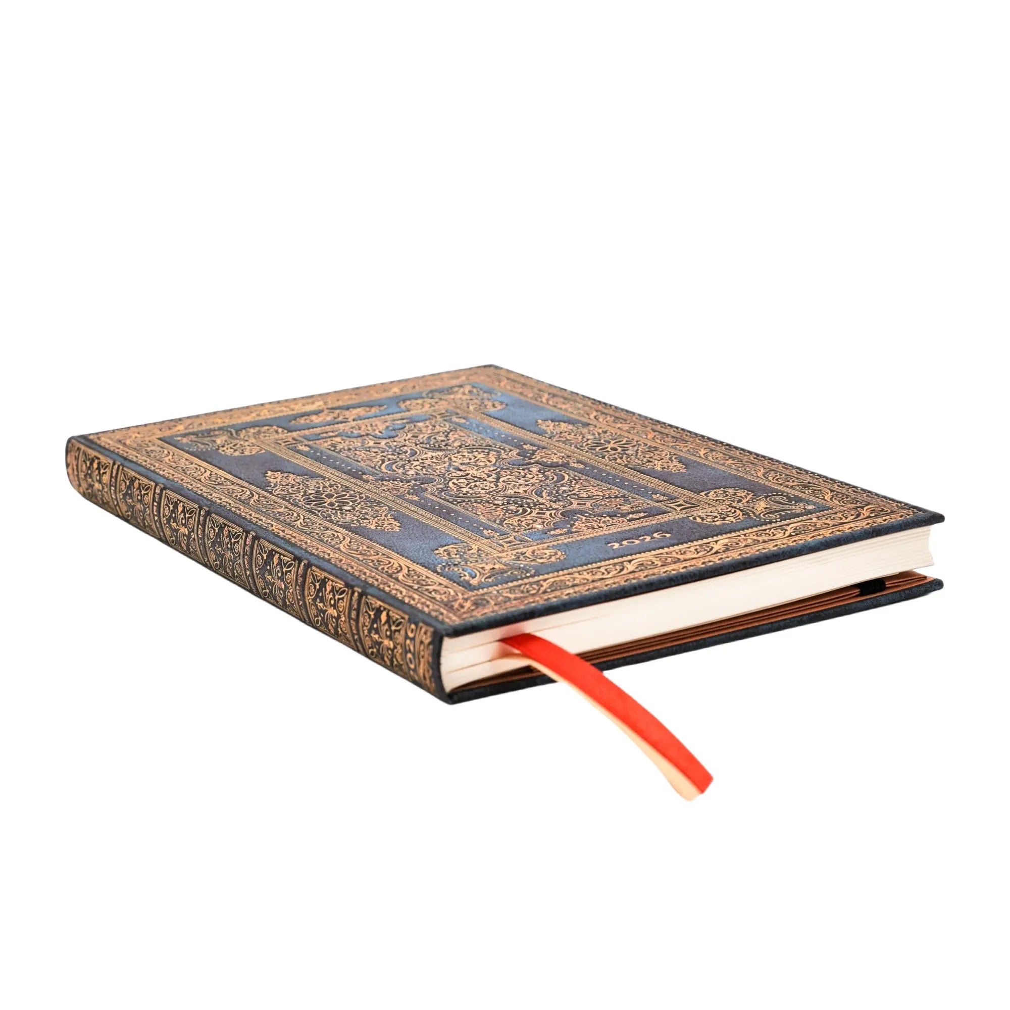 Agenda 2026 PAPERBLANKS Luxe Bleu - 1 semaine sur 2 pages - Maxi - Hardcover - Horizontal - 160p - 9780349709307