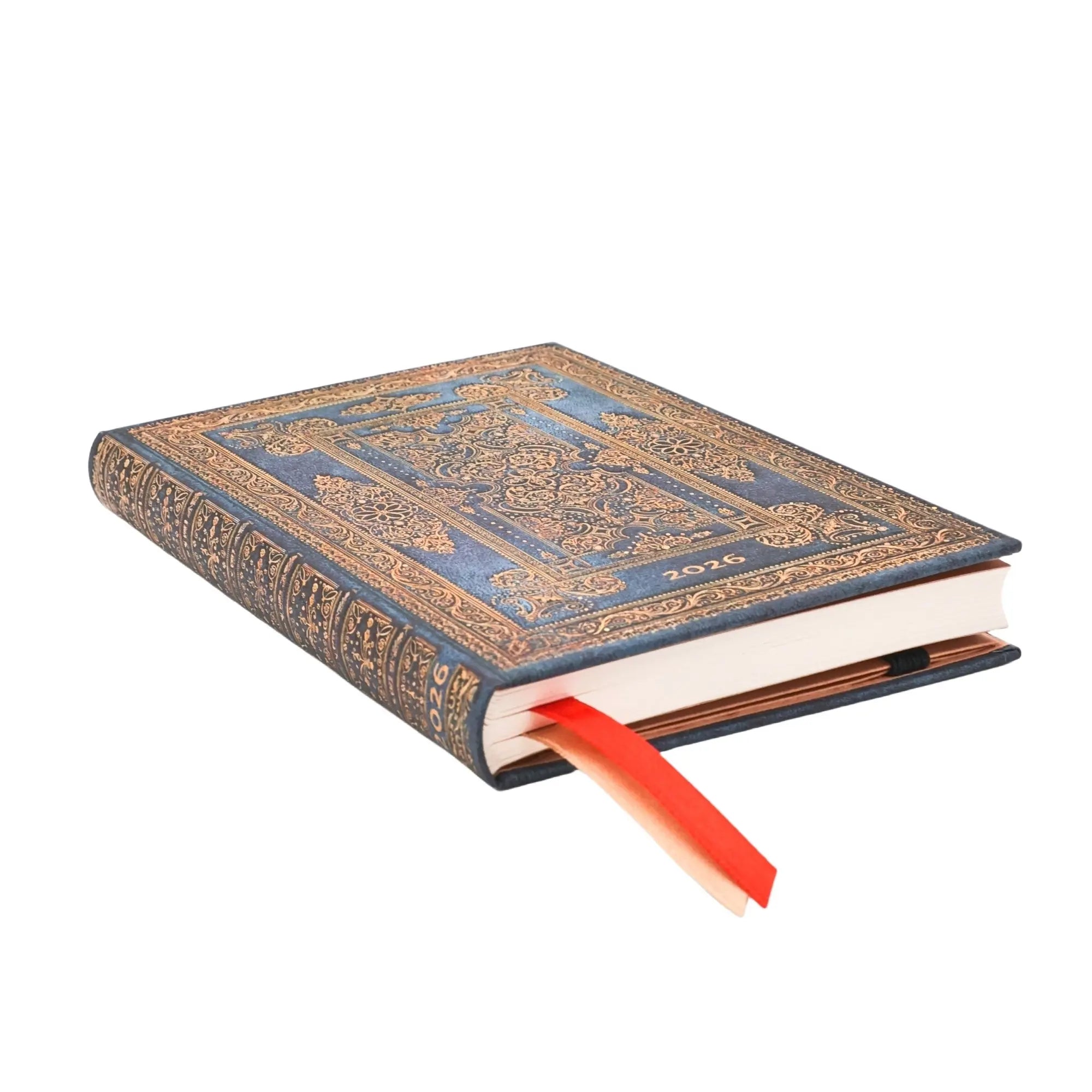 Agenda 2026 PAPERBLANKS Luxe Bleu - 1 semaine sur 2 pages - Mini - Hardcover - Vertical - 160p - 9780349708935