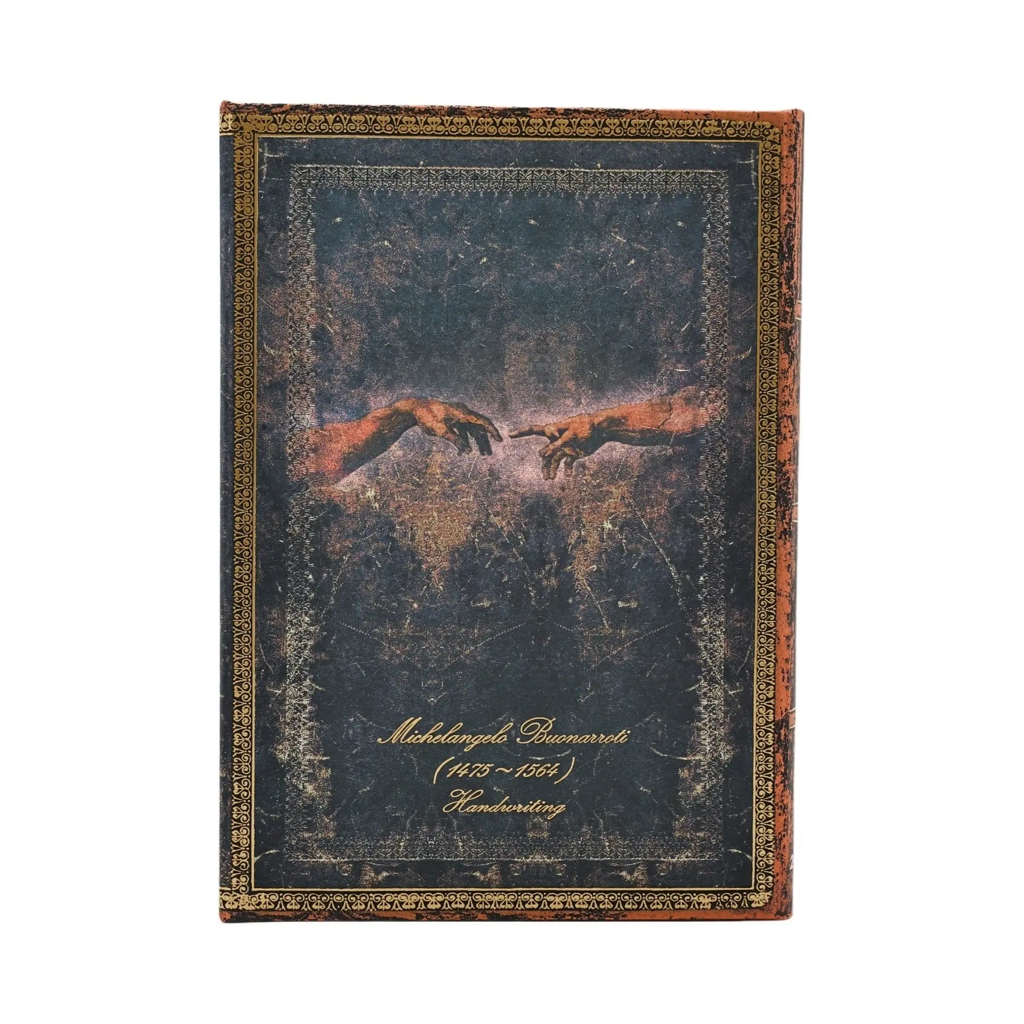 Agenda 2026 PAPERBLANKS Michel - Ange, Manuscrit - 1 semaine sur 2 pages - Midi - Hardcover - Vertical - 160p - 9780349709246
