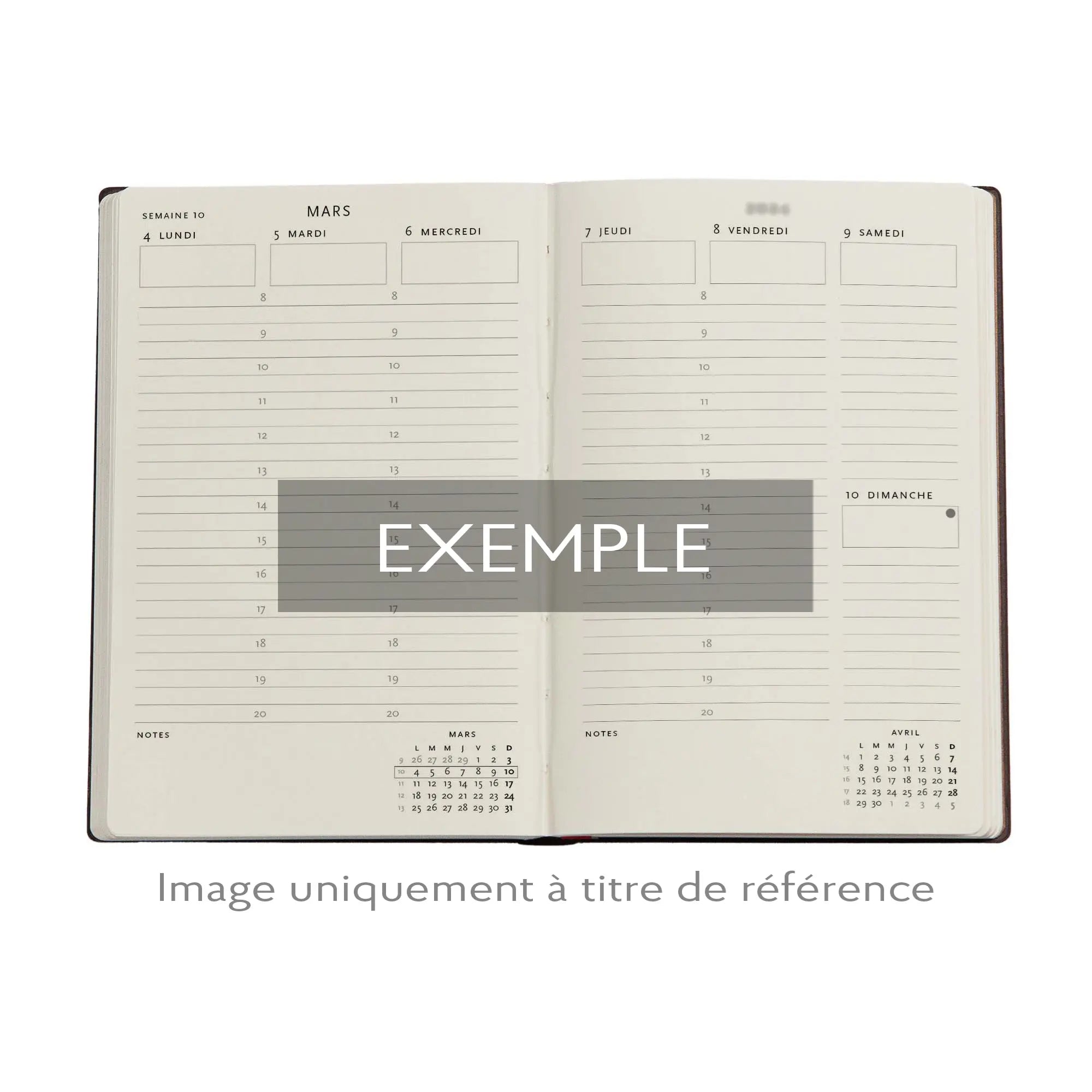 Agenda 2026 PAPERBLANKS Morris Danse du Vent - 1 semaine sur 2 pages - Midi - Softcover - Vertical - 176p - 9780349710877