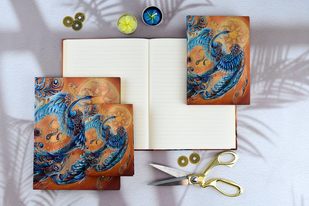 Agenda 2026 PAPERBLANKS Oiseau Céleste - 1 semaine sur 2 pages - Midi - Softcover - Horizontal - 176p - 9780349710822