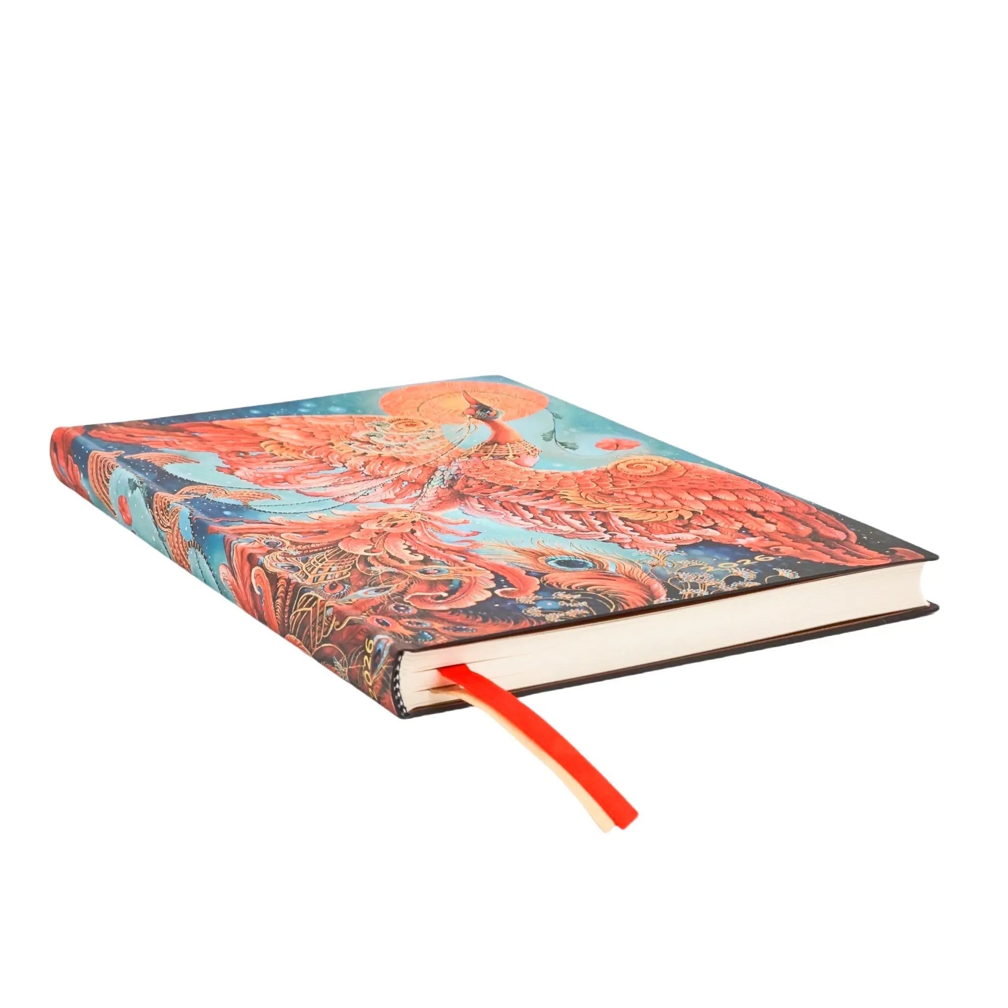 Agenda 2026 PAPERBLANKS Oiseau de Feu - 1 semaine sur 2 pages - Maxi - Softcover - Horizontal - 176p - 9780349710891